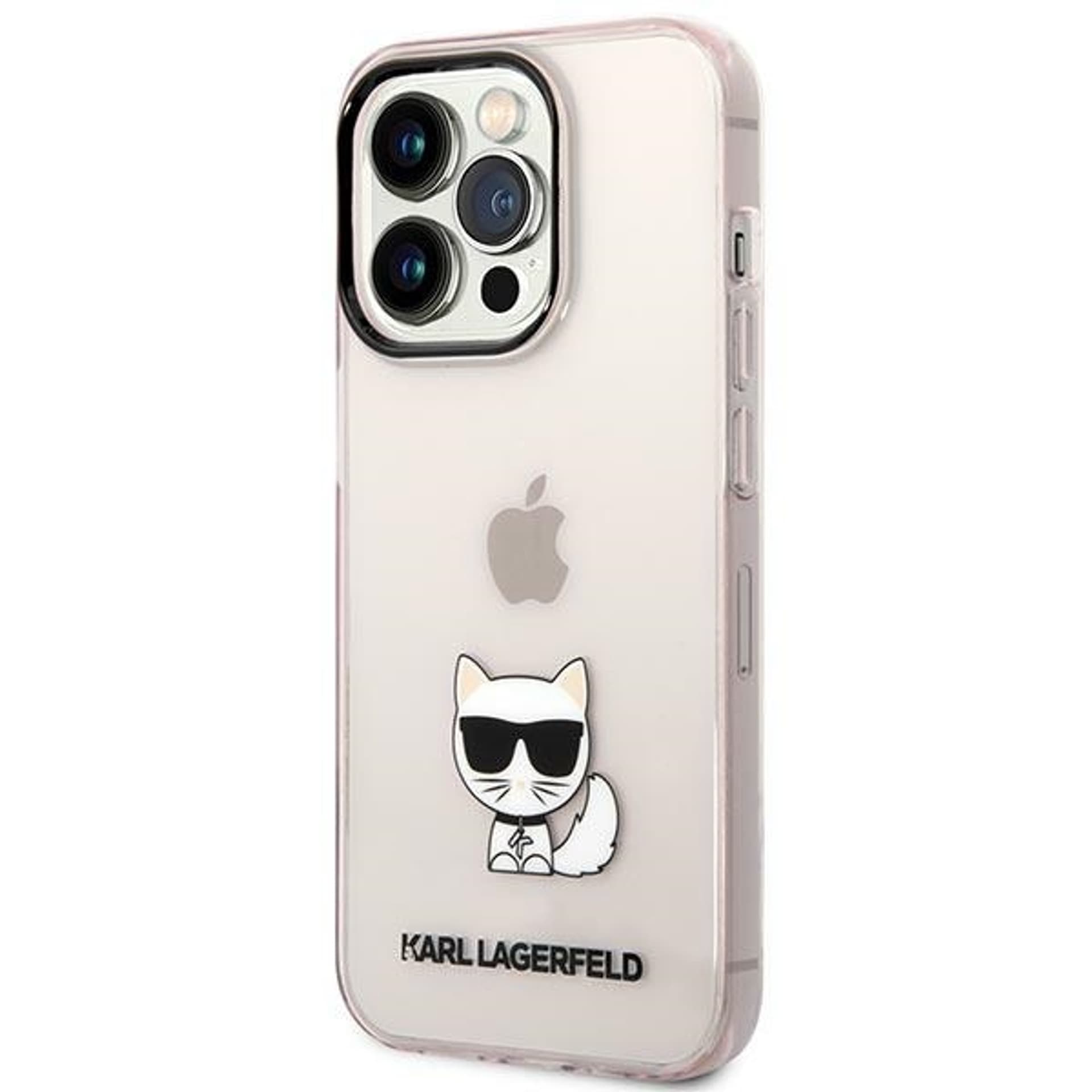 

Karl Lagerfeld KLHCP14XCTTRI iPhone 14 Pro Max 6,7" hardcase różowy/pink Transparent Choupette Body