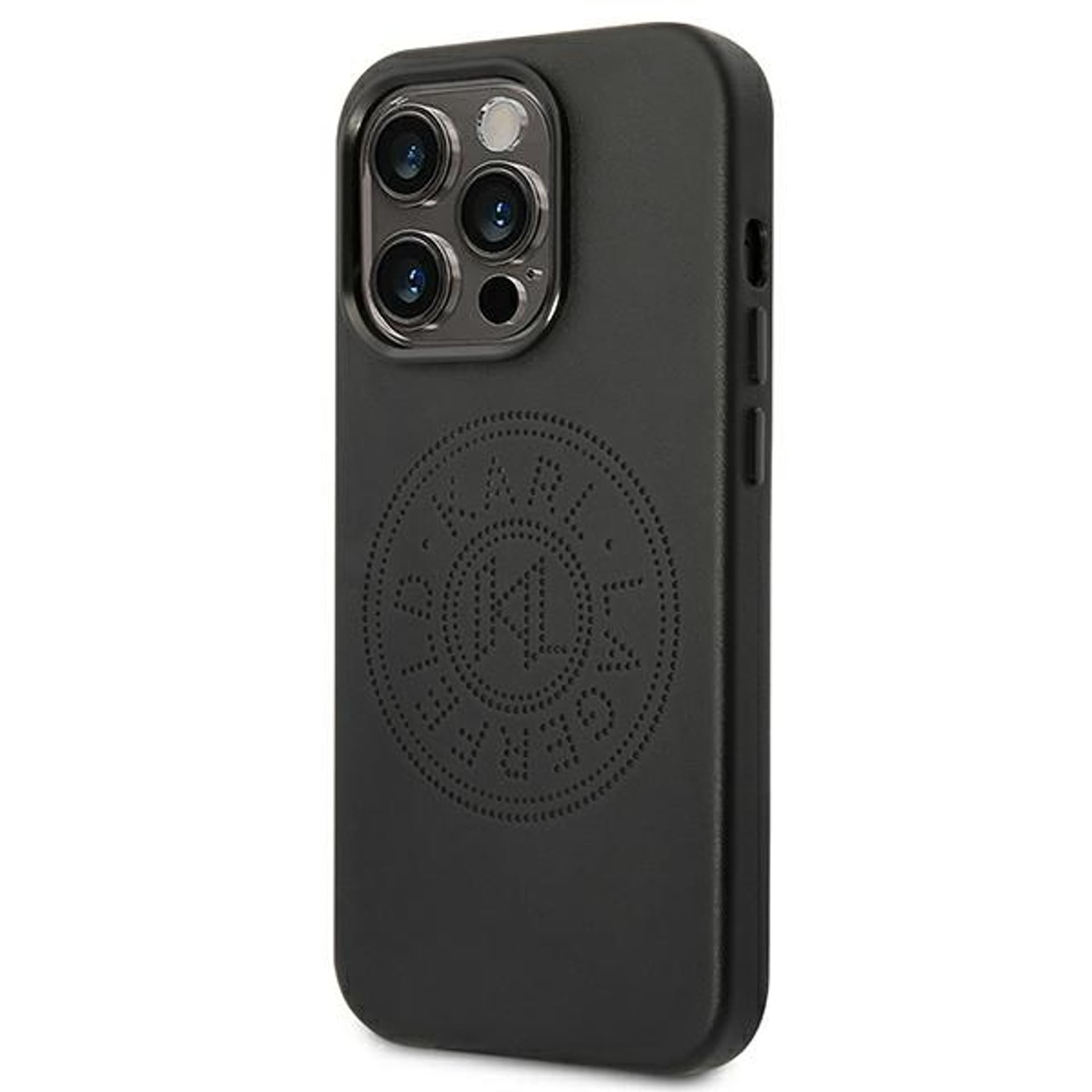 

Karl Lagerfeld KLHCP14XFWHK iPhone 14 Pro Max 6,7" hardcase czarny/black Leather Perforated Logo