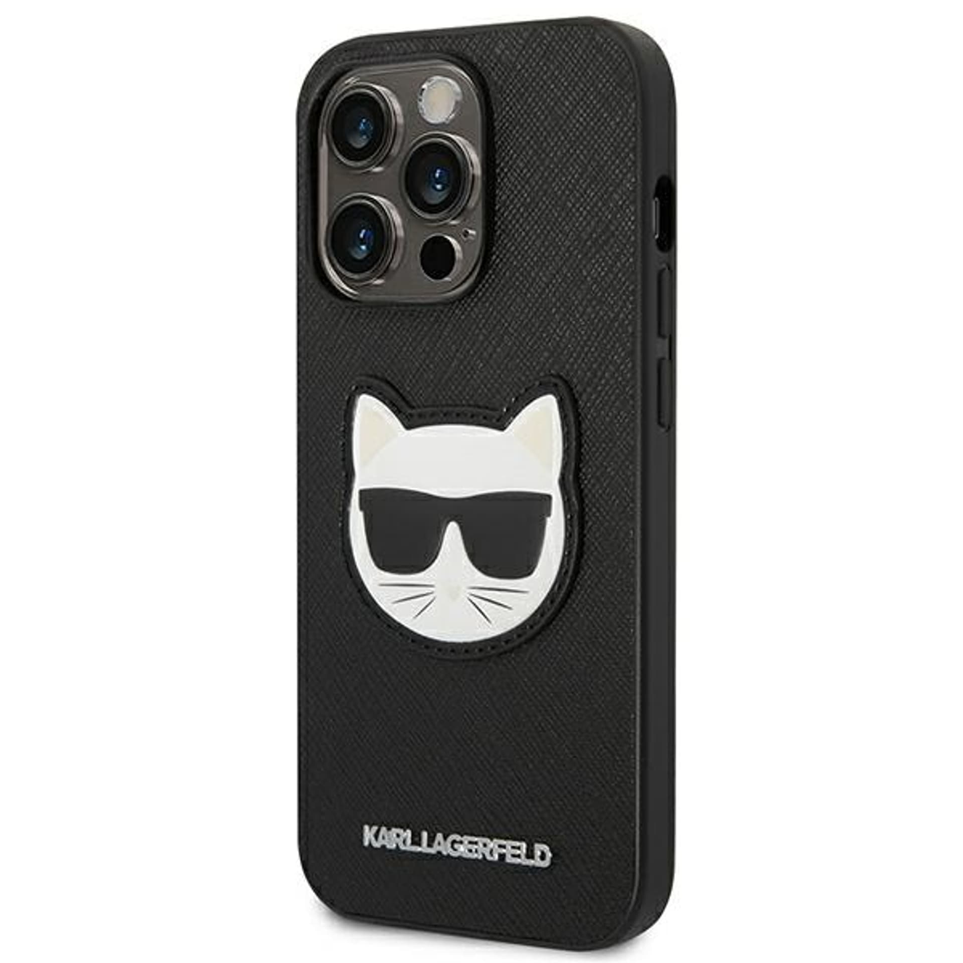 

Karl Lagerfeld KLHCP14XSAPCHK iPhone 14 Pro Max 6,7" hardcase czarny/black Saffiano Choupette Head Patch