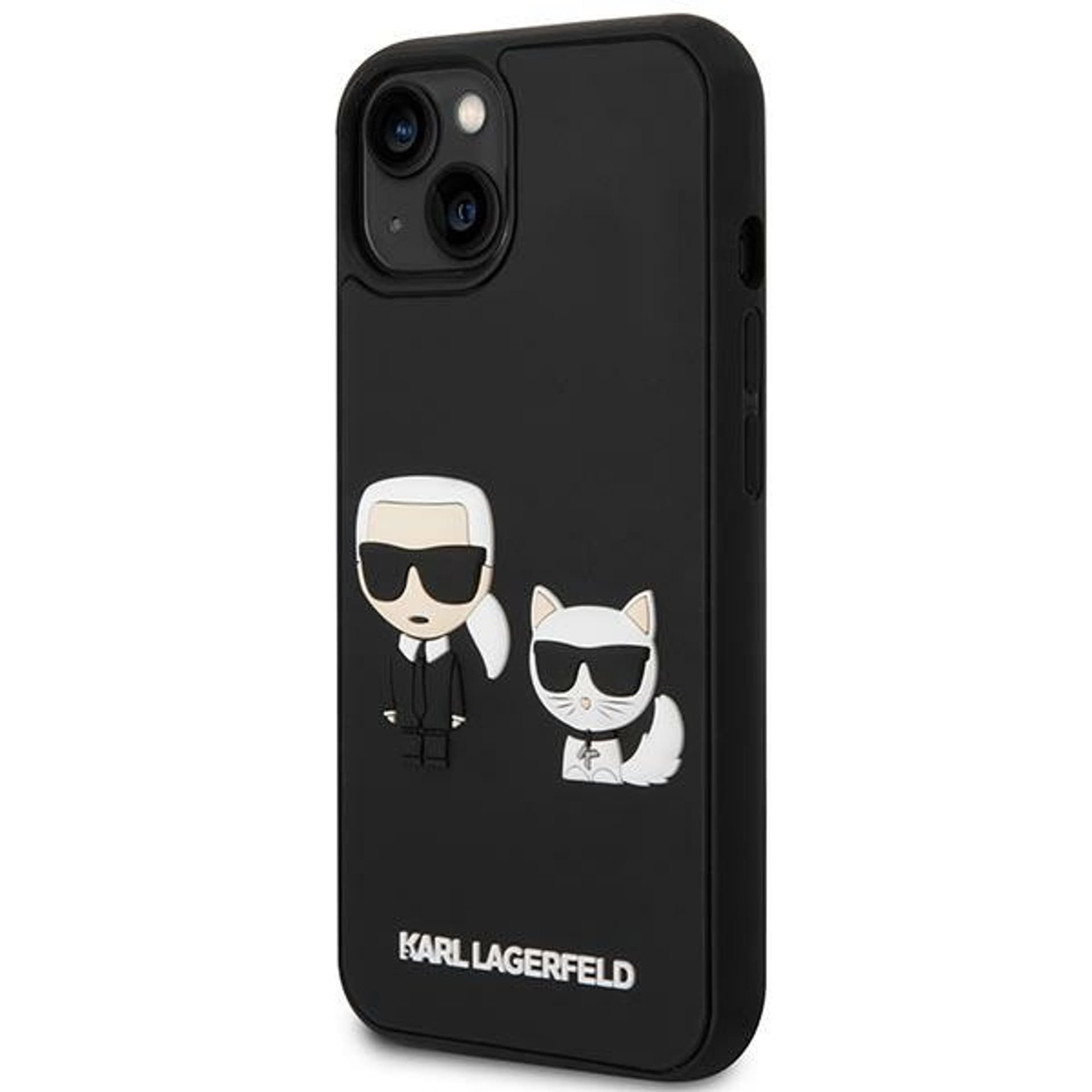 

Karl Lagerfeld KLHCP14S3DRKCK iPhone 14 6,1" czarny/black hardcase Karl&Choupette Ikonik 3D