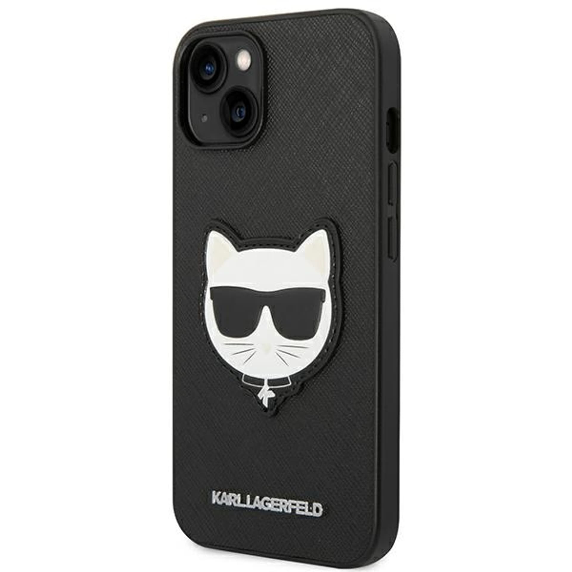 

Karl Lagerfeld KLHCP14SSAPCHK iPhone 14 6,1" hardcase czarny/black Saffiano Choupette Head Patch