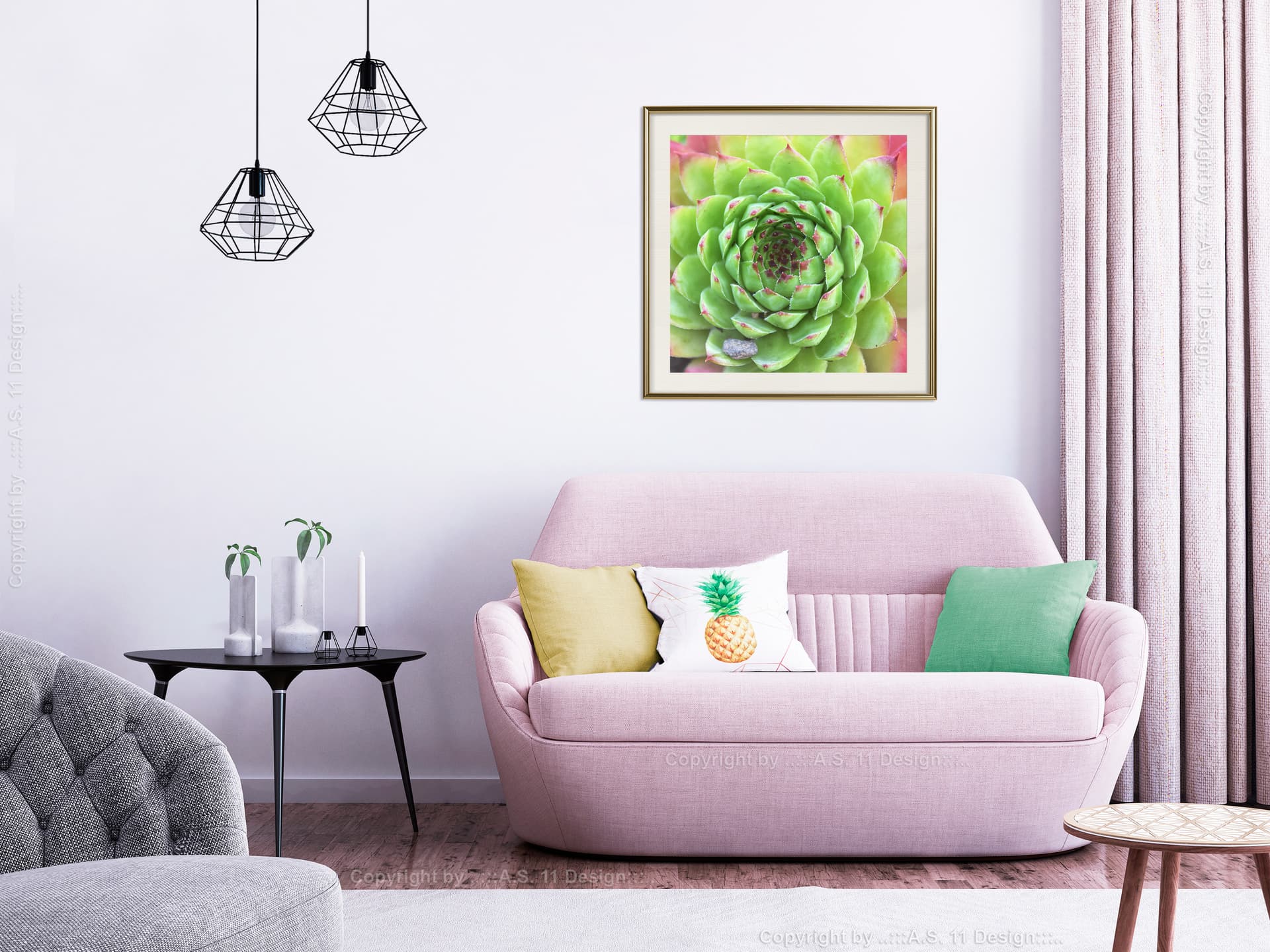 

Plakat - Kamienna róża (kwadratowy) (rozmiar 20x20, wykończenie Rama złota z passe-partout)