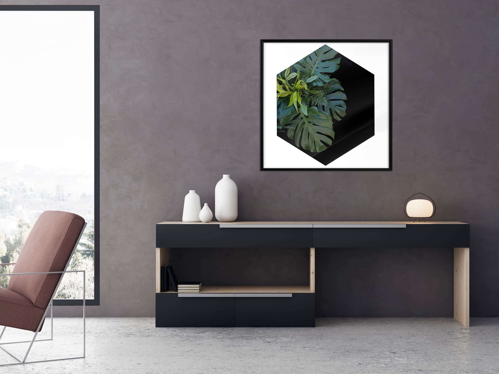 

Plakat - Komórka dżungli (rozmiar 30x30, wykończenie Rama czarna)