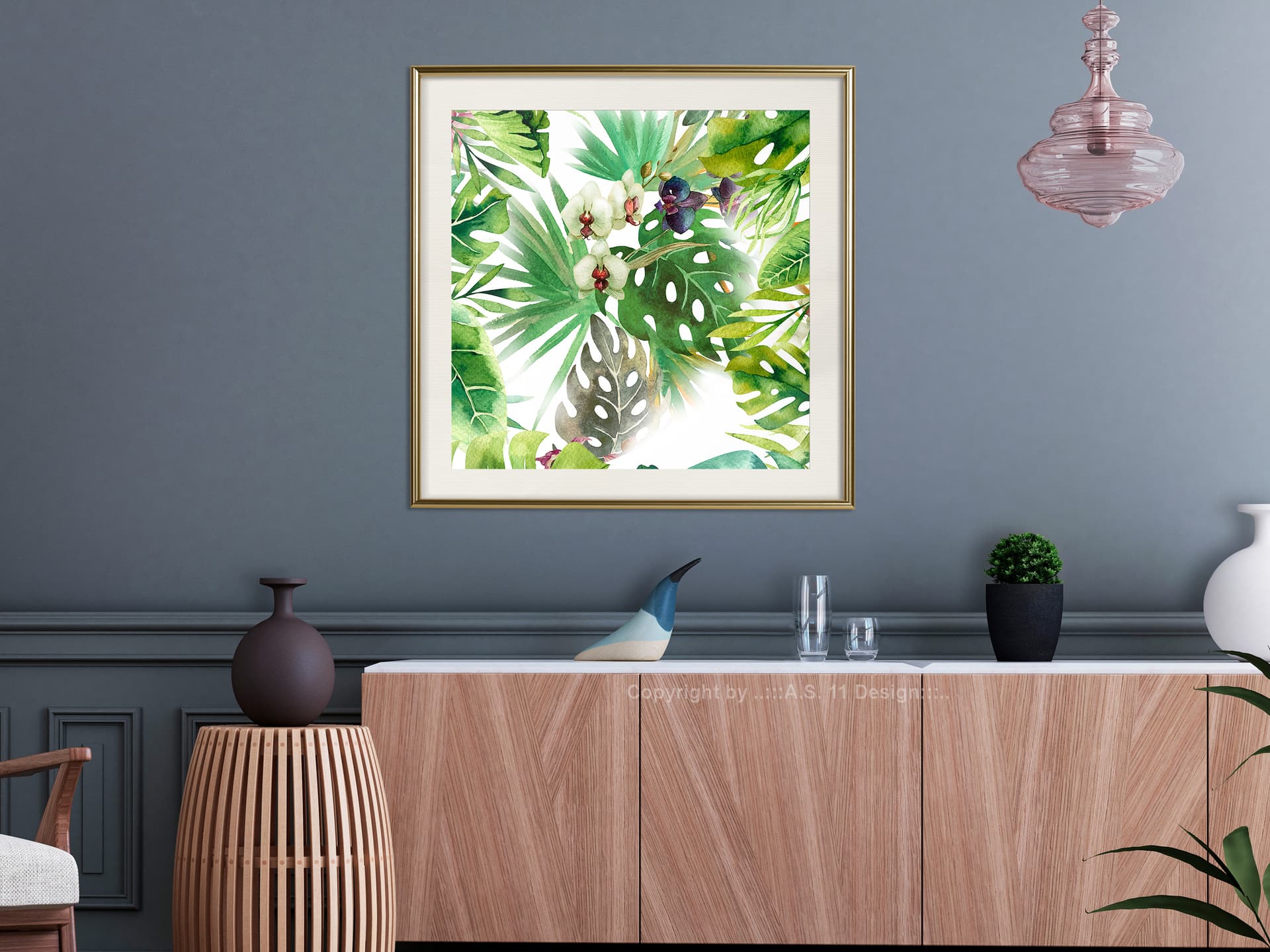 

Plakat - Monstery i spółka II (kwadratowy) (rozmiar 30x30, wykończenie Rama złota z passe-partout)