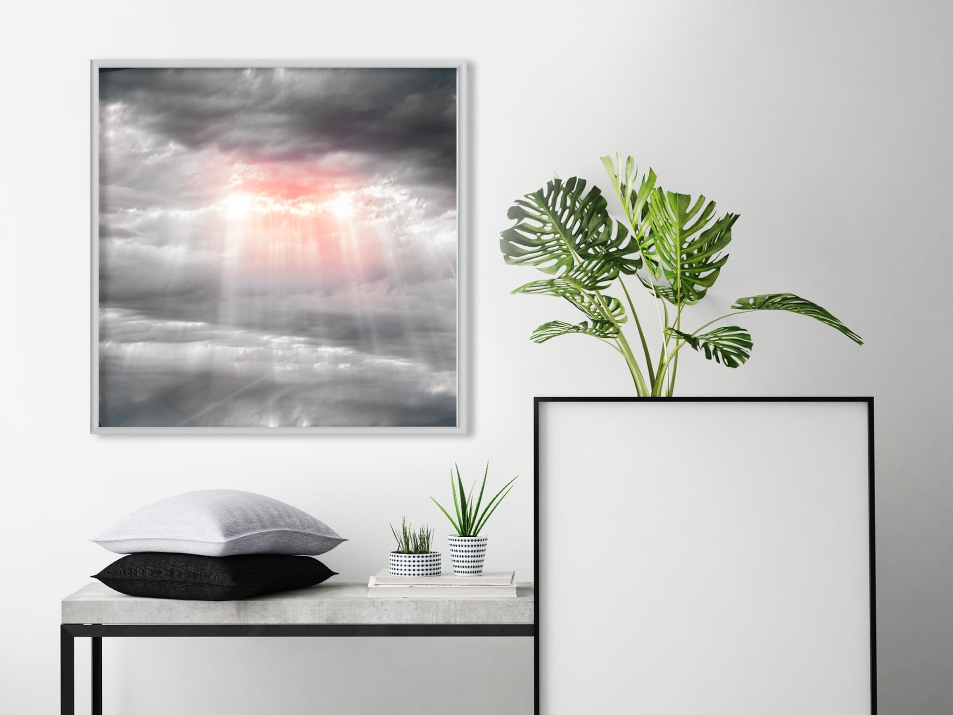 

Plakat - Znak z niebios (rozmiar 30x30, wykończenie Rama biała)