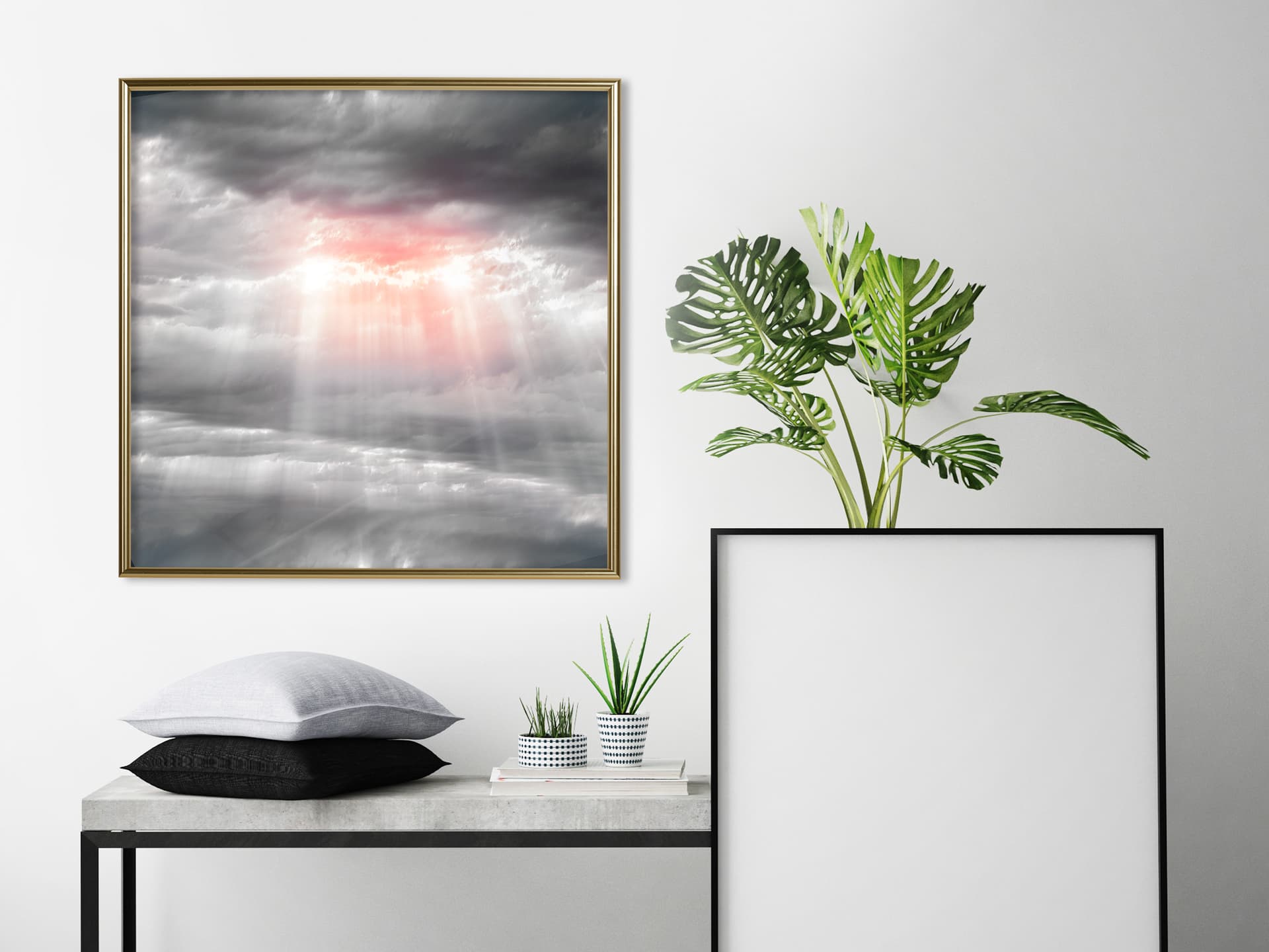 

Plakat - Znak z niebios (rozmiar 20x20, wykończenie Rama złota)