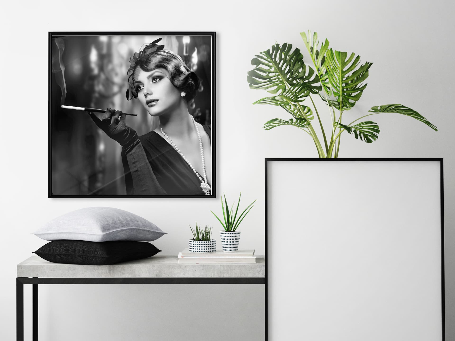 

Plakat - Klasyczna elegancja (rozmiar 20x20, wykończenie Rama czarna)