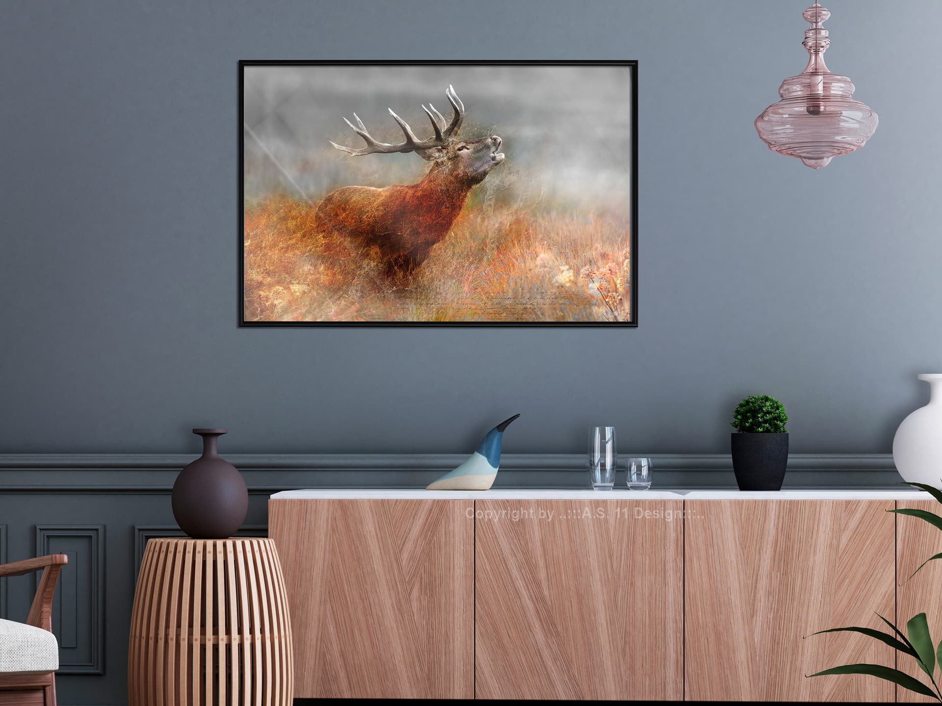 

Plakat - Rykowisko (rozmiar 45x30, wykończenie Rama czarna)