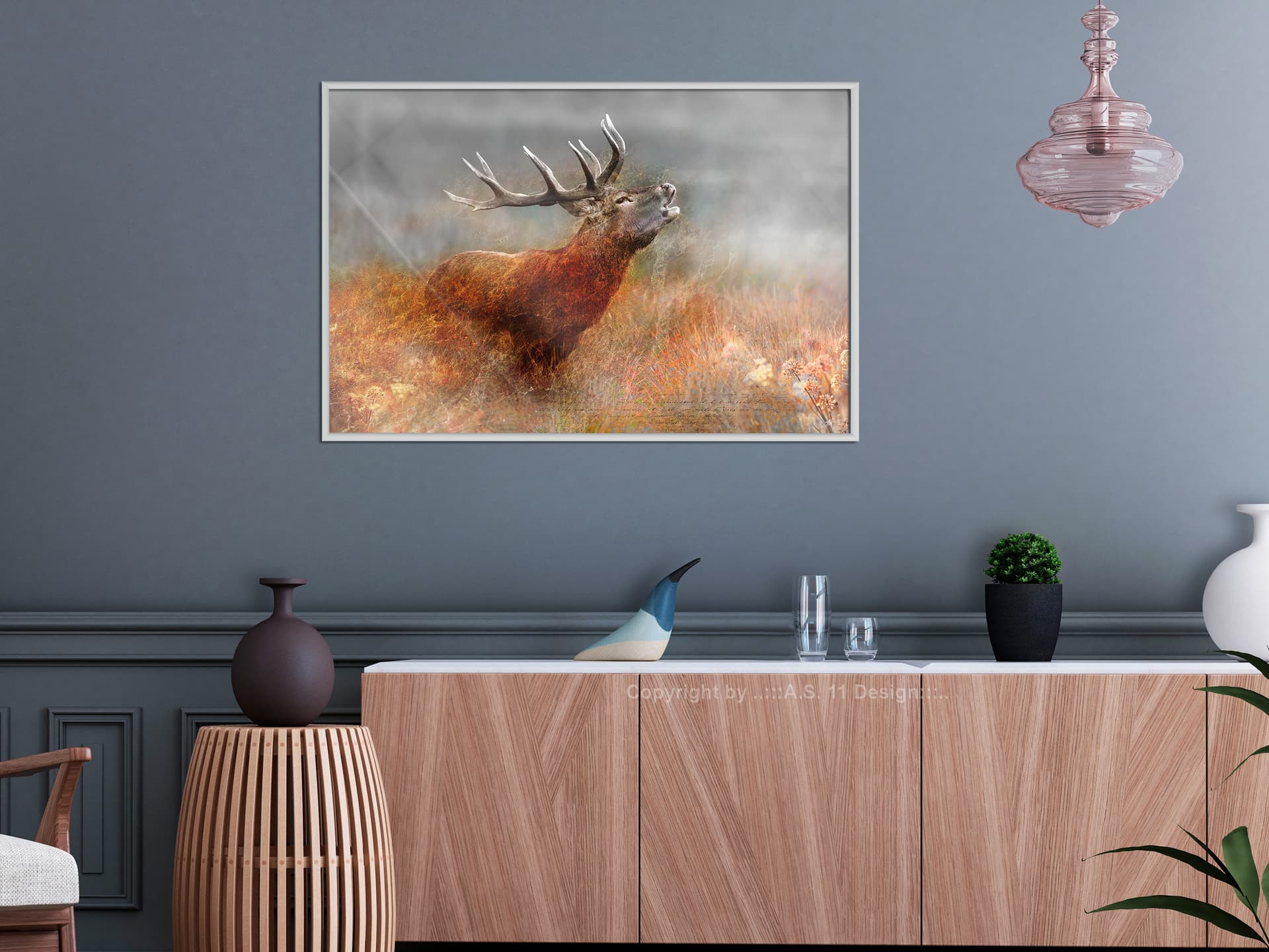 

Plakat - Rykowisko (rozmiar 30x20, wykończenie Rama biała)