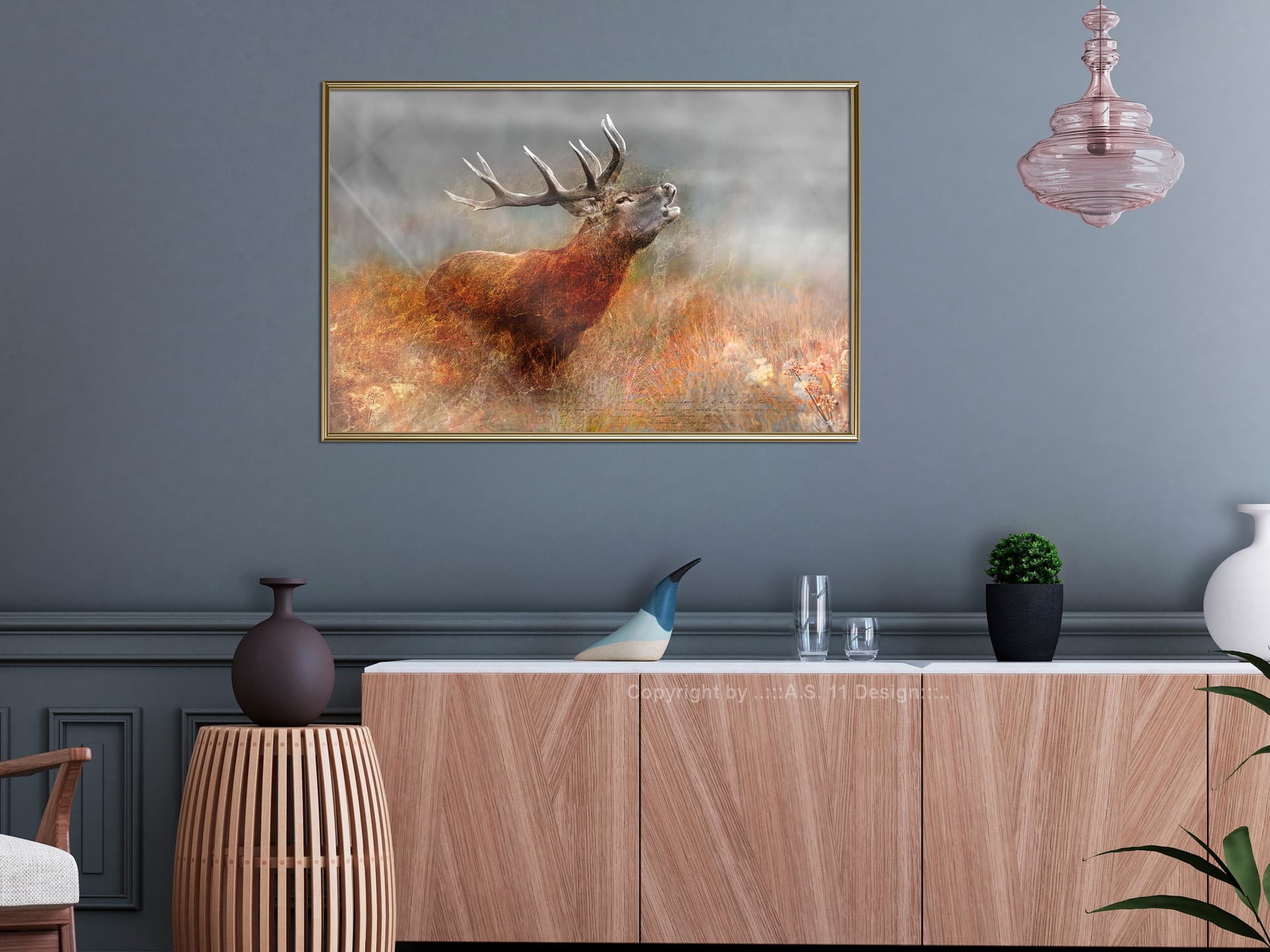 

Plakat - Rykowisko (rozmiar 30x20, wykończenie Rama złota)