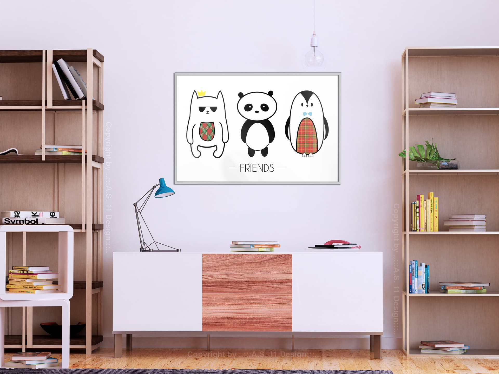 

Plakat - Kumple (rozmiar 60x40, wykończenie Rama biała)