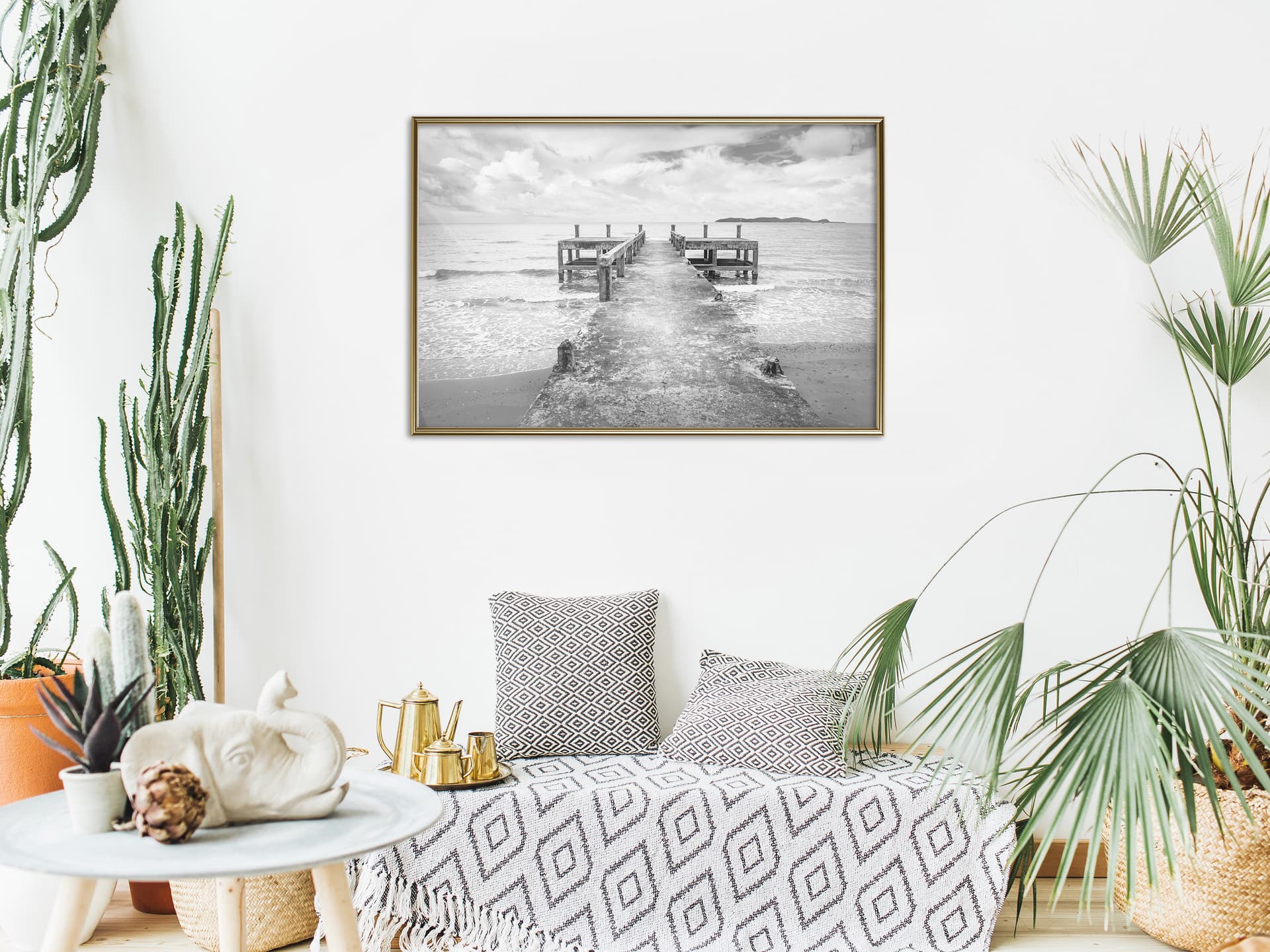 

Plakat - Stare molo (rozmiar 45x30, wykończenie Rama złota)