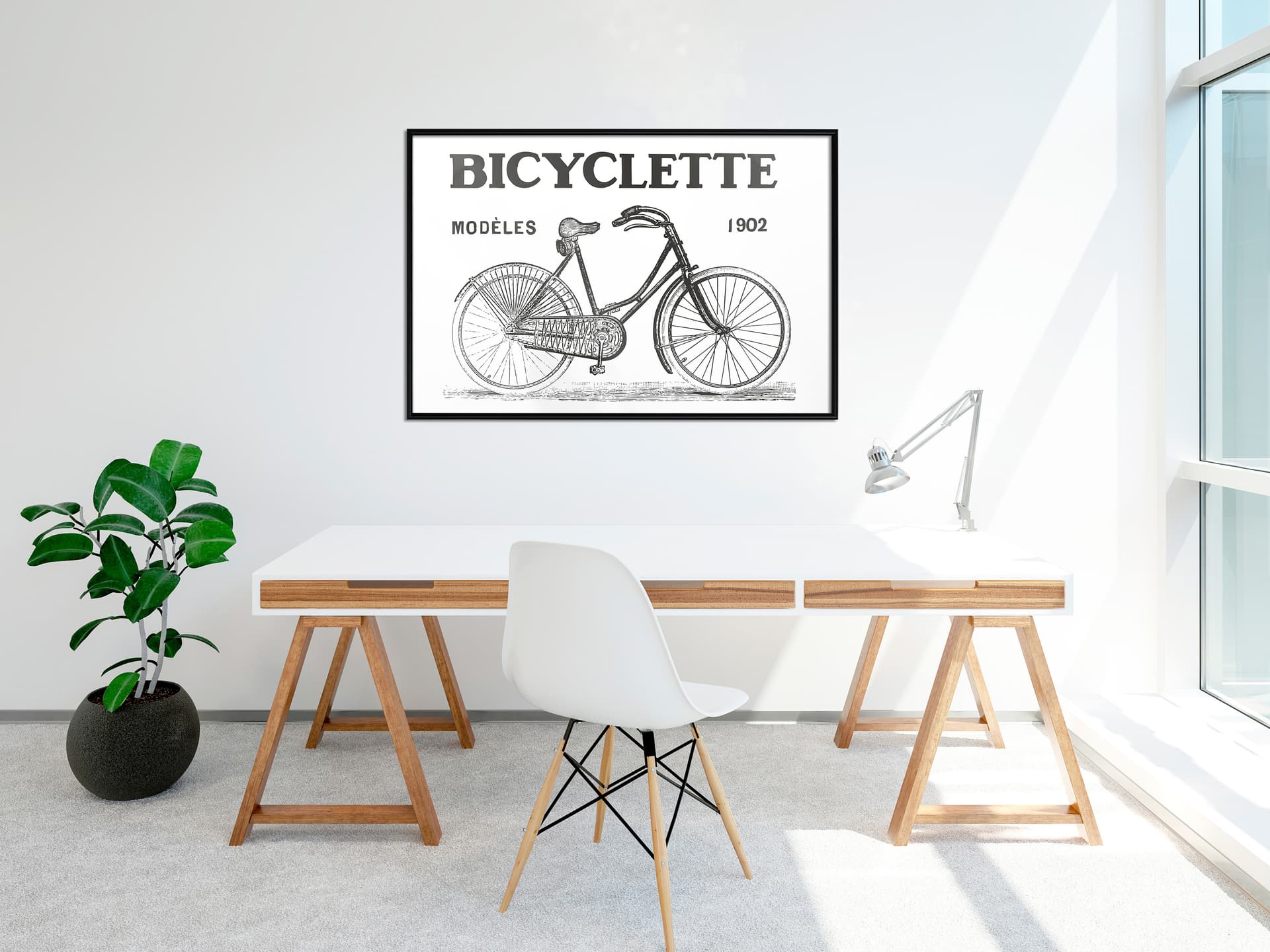 

Plakat - Bicyklet (rozmiar 60x40, wykończenie Rama czarna)