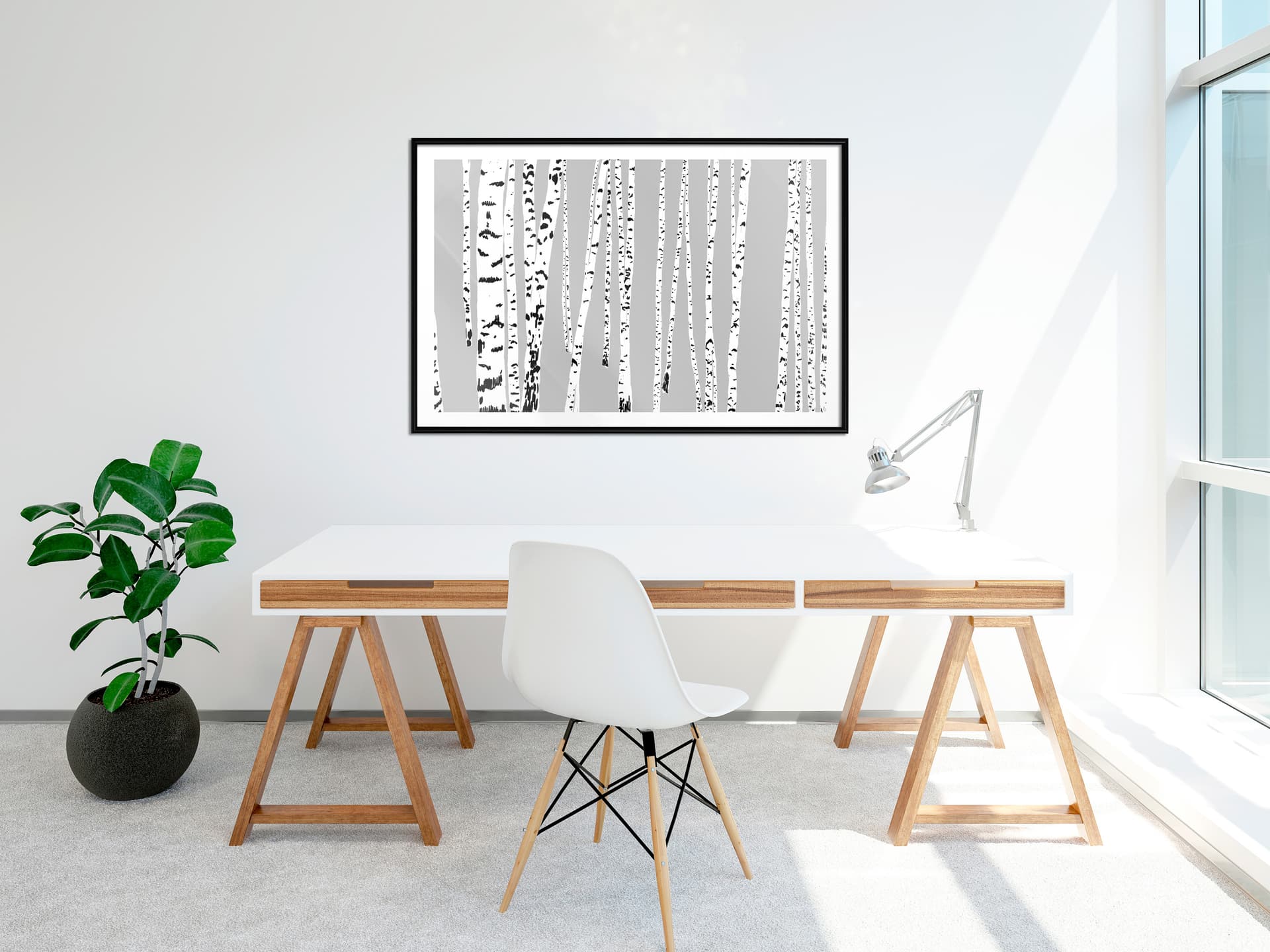 

Plakat - Brzezina (rozmiar 60x40, wykończenie Rama czarna)