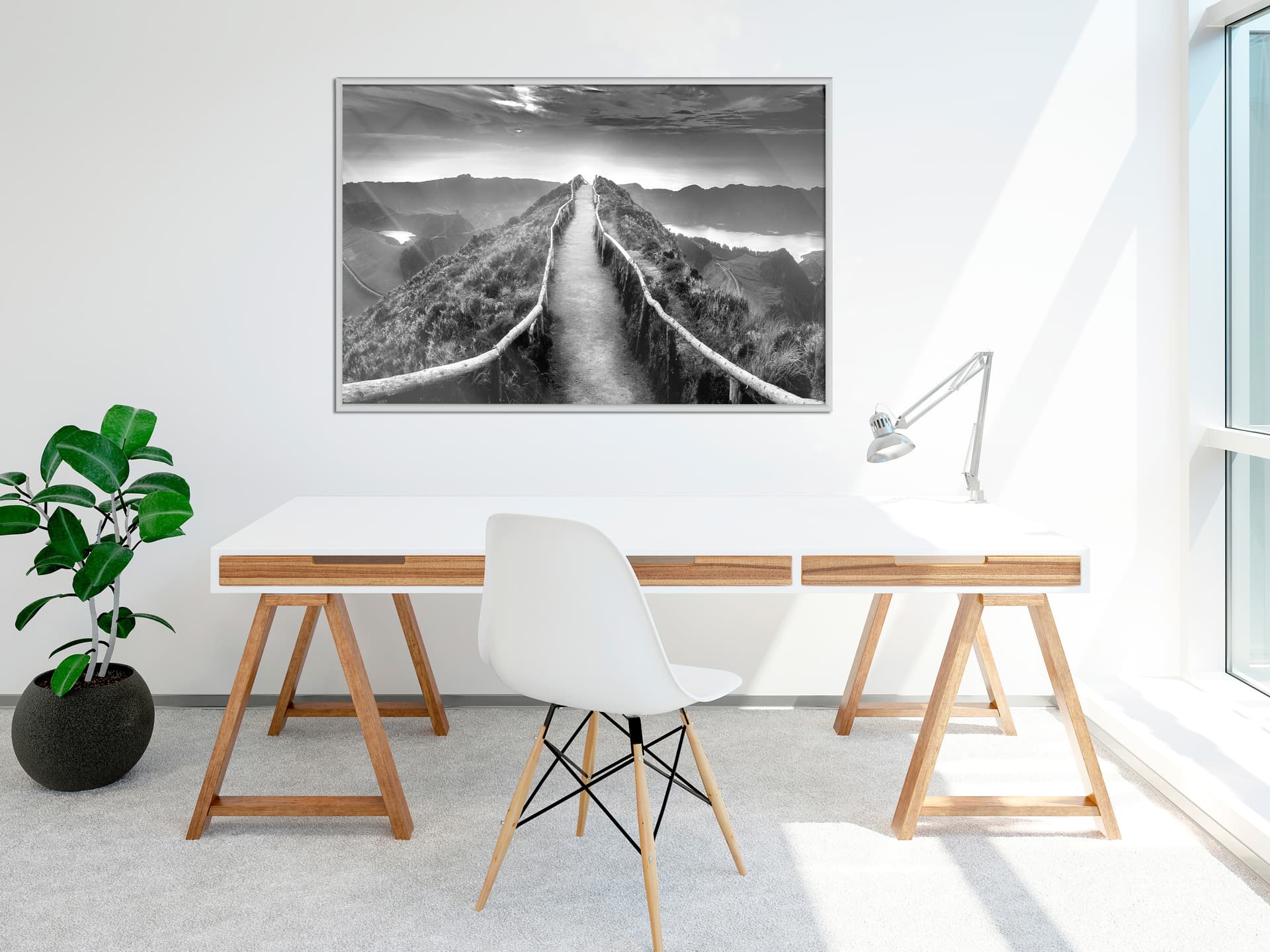 

Plakat - Horyzont (rozmiar 60x40, wykończenie Rama biała)