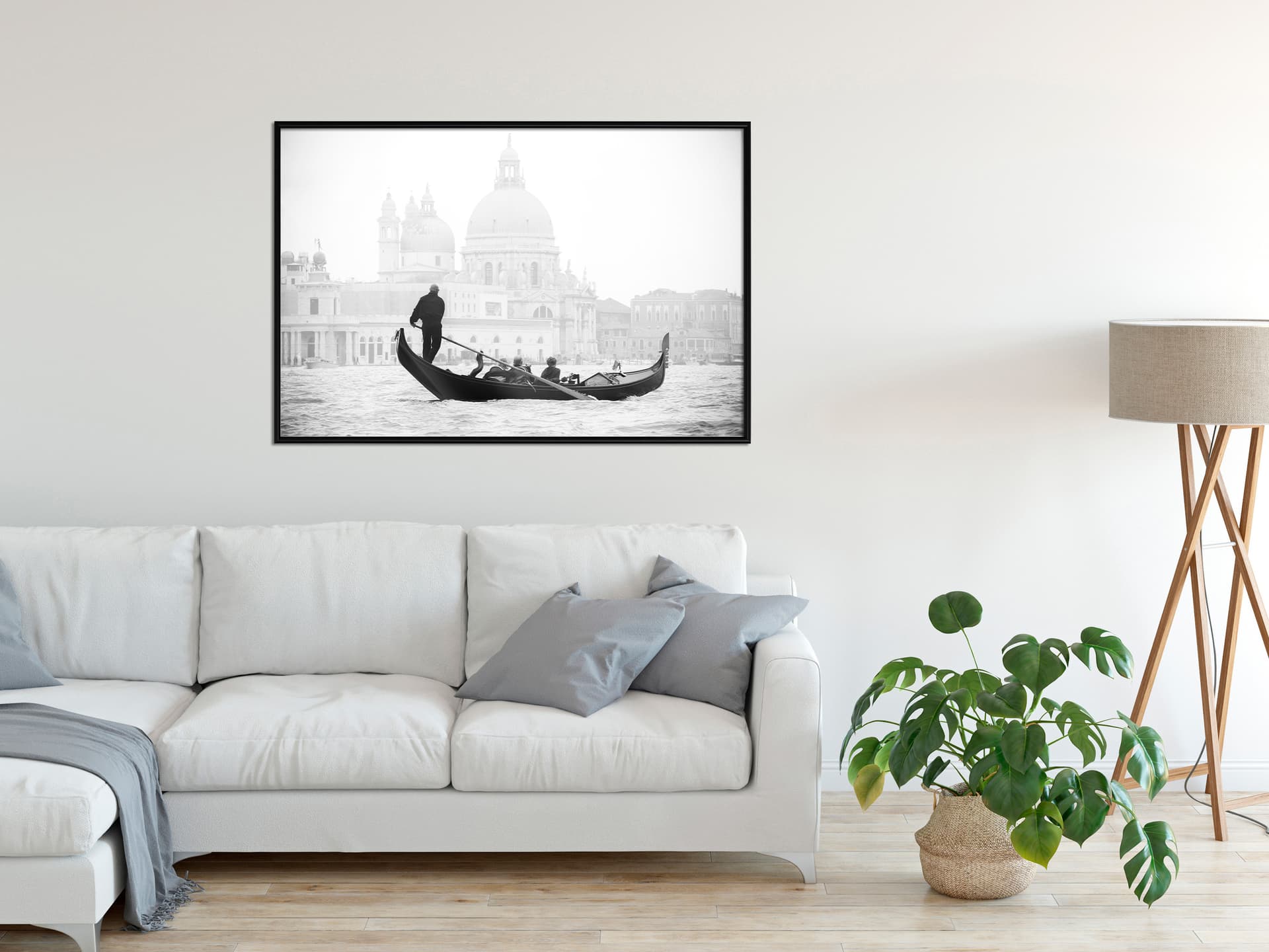 

Plakat - Symbole Wenecji (rozmiar 90x60, wykończenie Rama czarna)