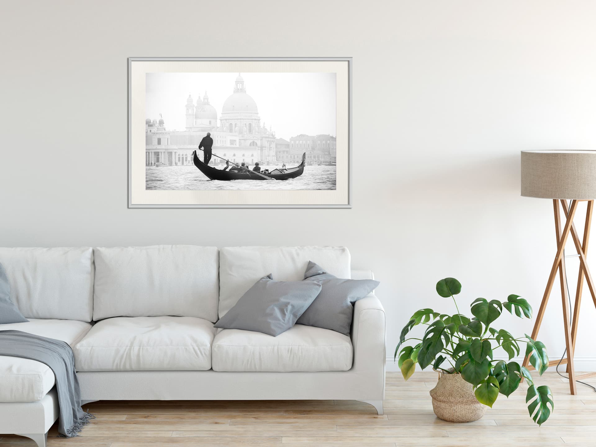 

Plakat - Symbole Wenecji (rozmiar 30x20, wykończenie Rama biała z passe-partout)