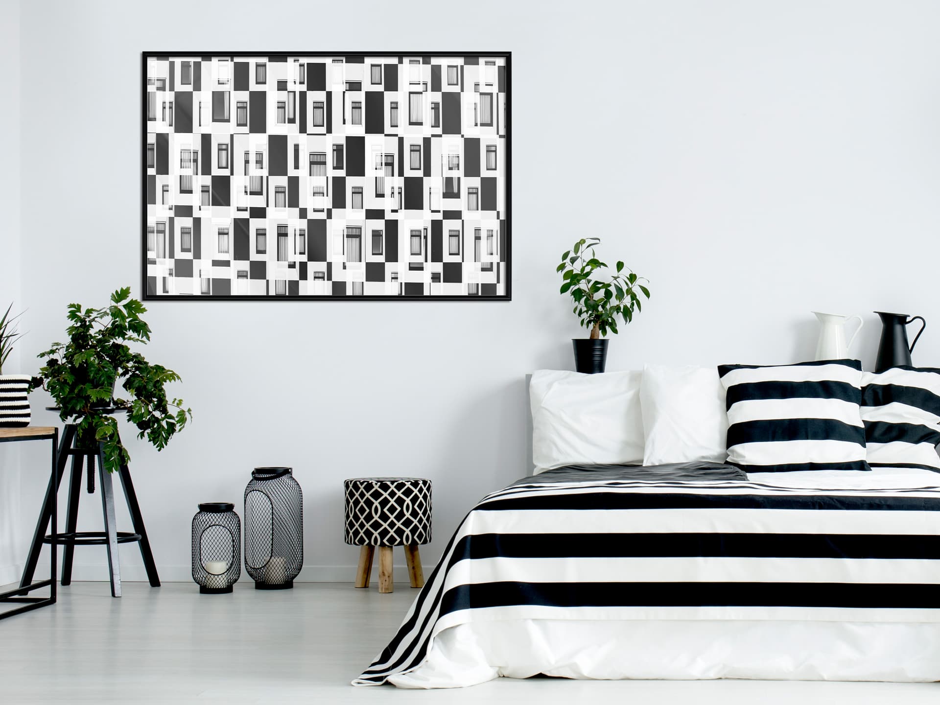 

Plakat - Nowoczesne blokowisko (rozmiar 45x30, wykończenie Rama czarna)