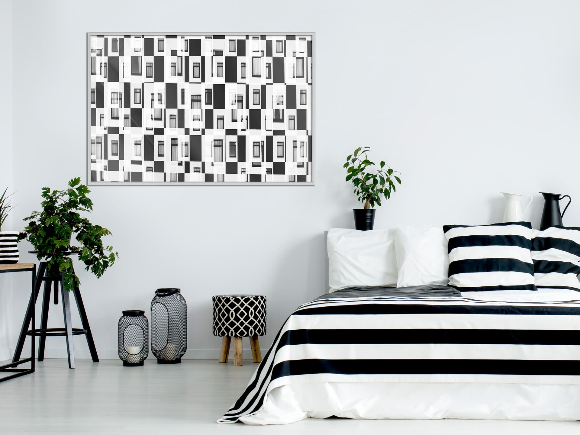 

Plakat - Nowoczesne blokowisko (rozmiar 45x30, wykończenie Rama biała)
