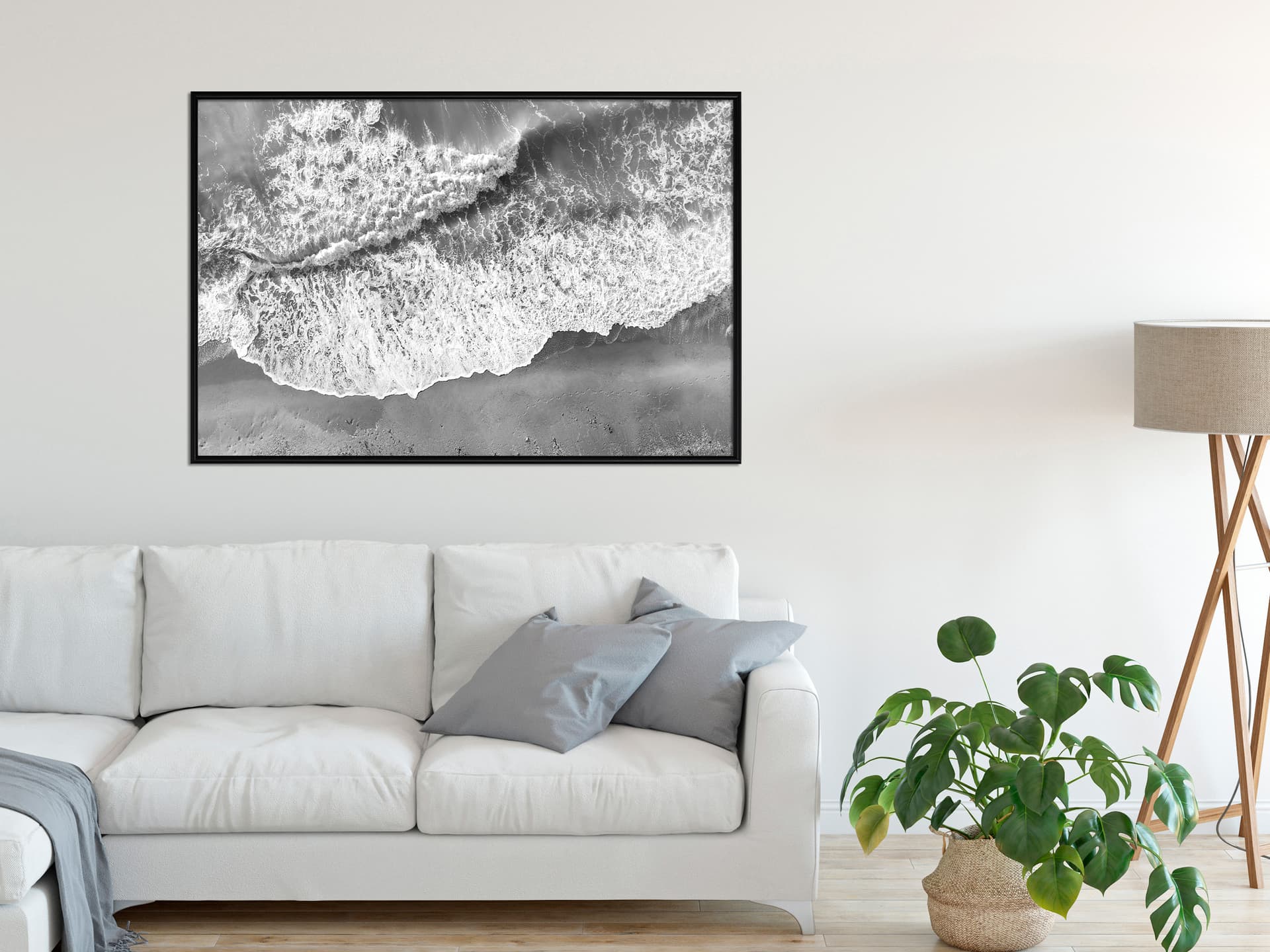 

Plakat - Potęga morza (rozmiar 90x60, wykończenie Rama czarna)