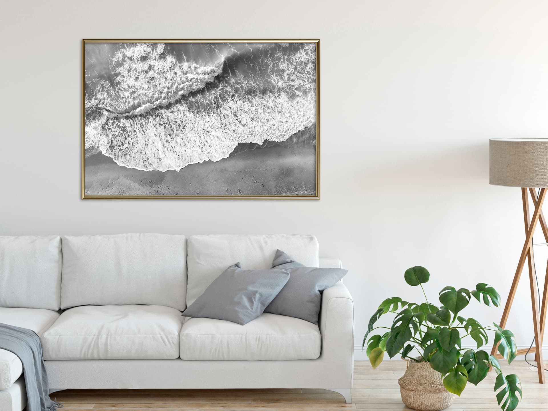 

Plakat - Potęga morza (rozmiar 45x30, wykończenie Rama złota)