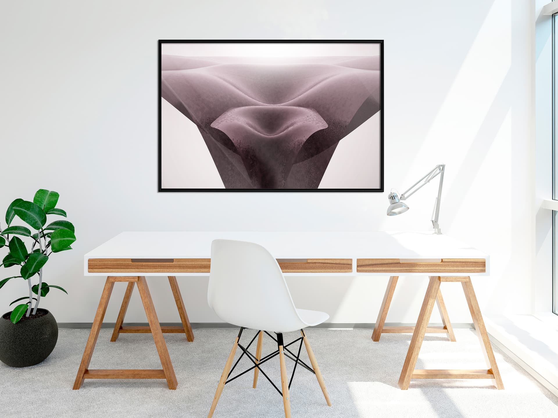 

Plakat - Surrealistyczne wydmy (rozmiar 45x30, wykończenie Rama czarna)