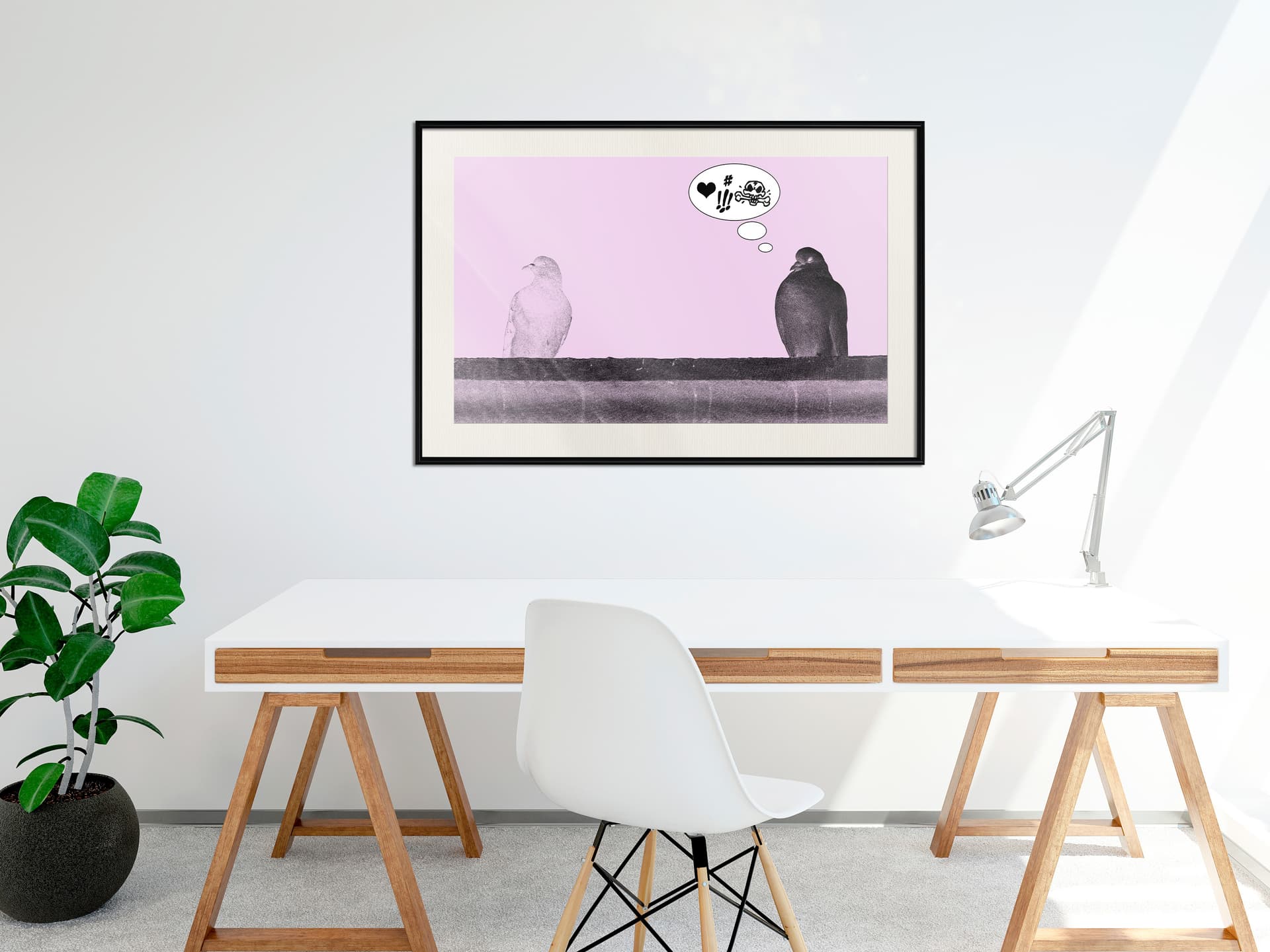

Plakat - Szorstka miłość (rozmiar 30x20, wykończenie Rama czarna z passe-partout)