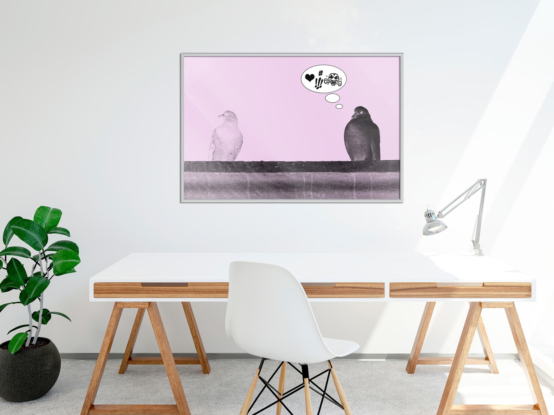 

Plakat - Szorstka miłość (rozmiar 90x60, wykończenie Rama biała)