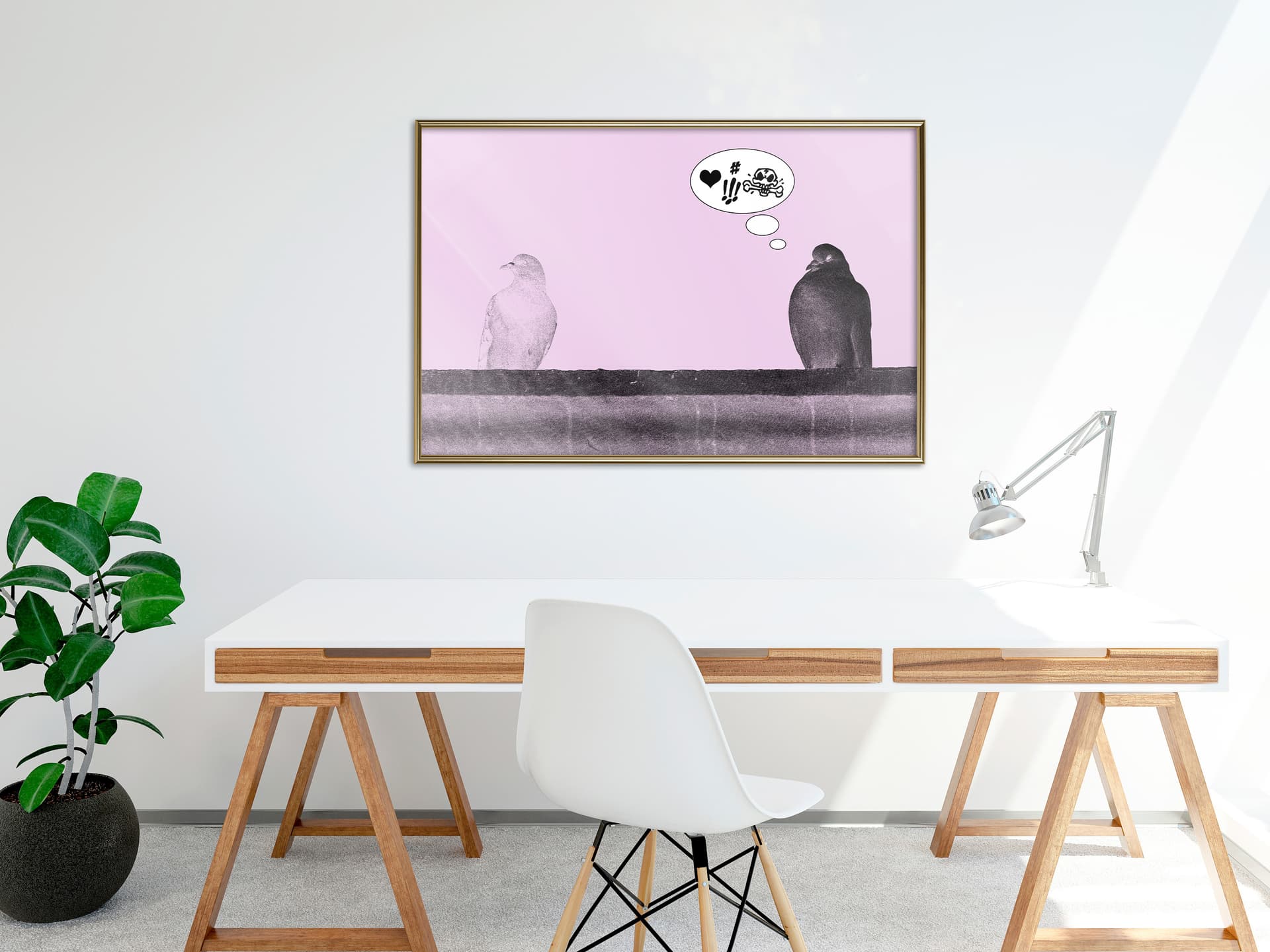 

Plakat - Szorstka miłość (rozmiar 90x60, wykończenie Rama złota)
