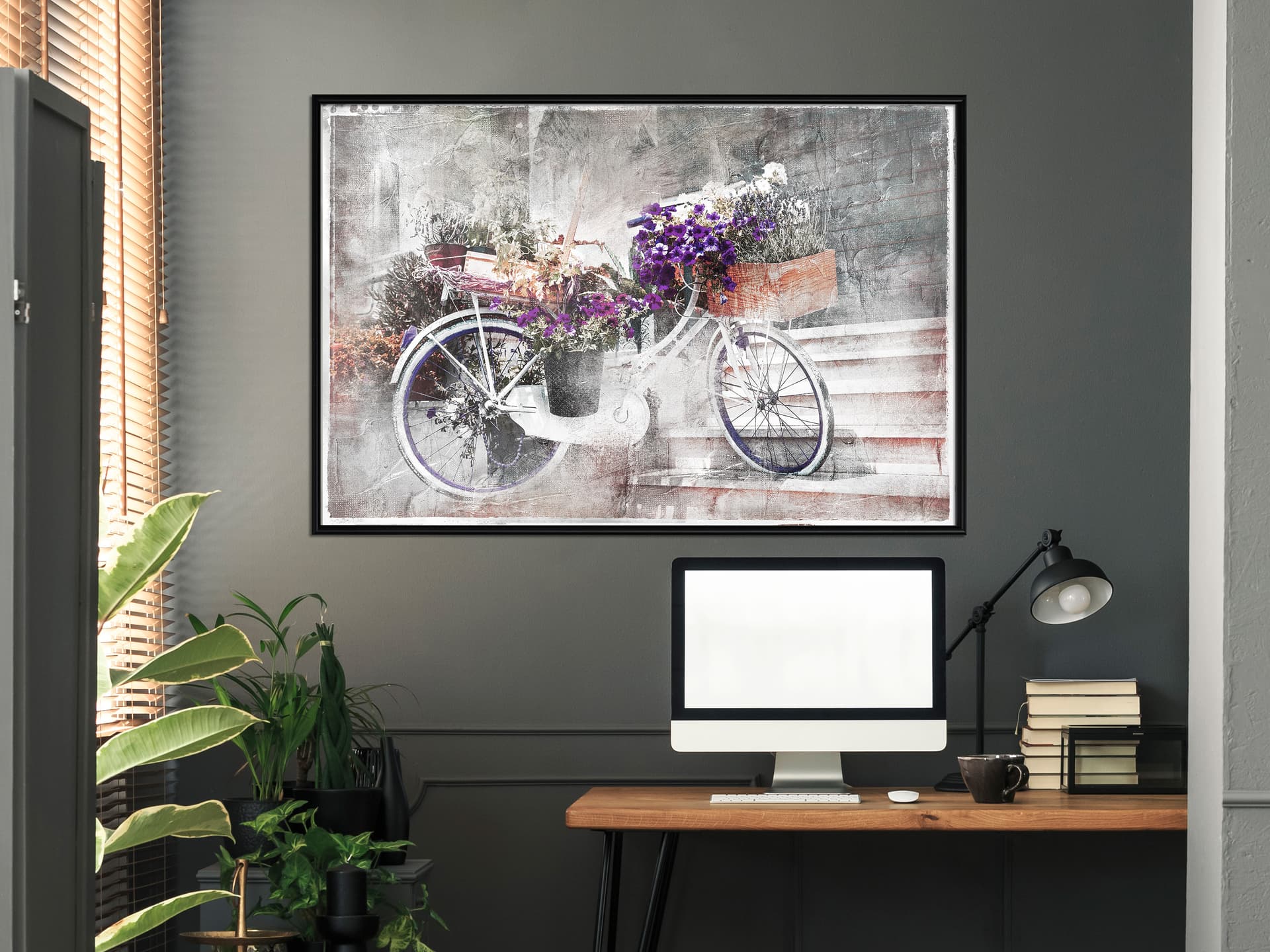 

Plakat - Dostawa kwiatów (rozmiar 45x30, wykończenie Rama czarna)