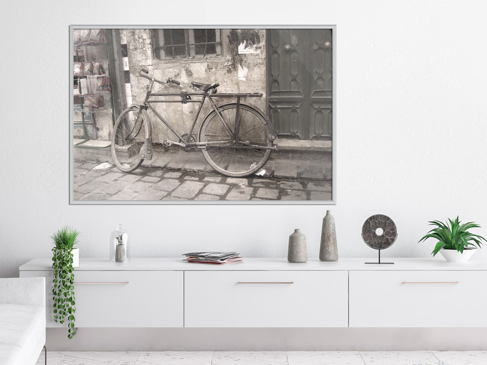 

Plakat - Stary rower (rozmiar 30x20, wykończenie Rama biała)