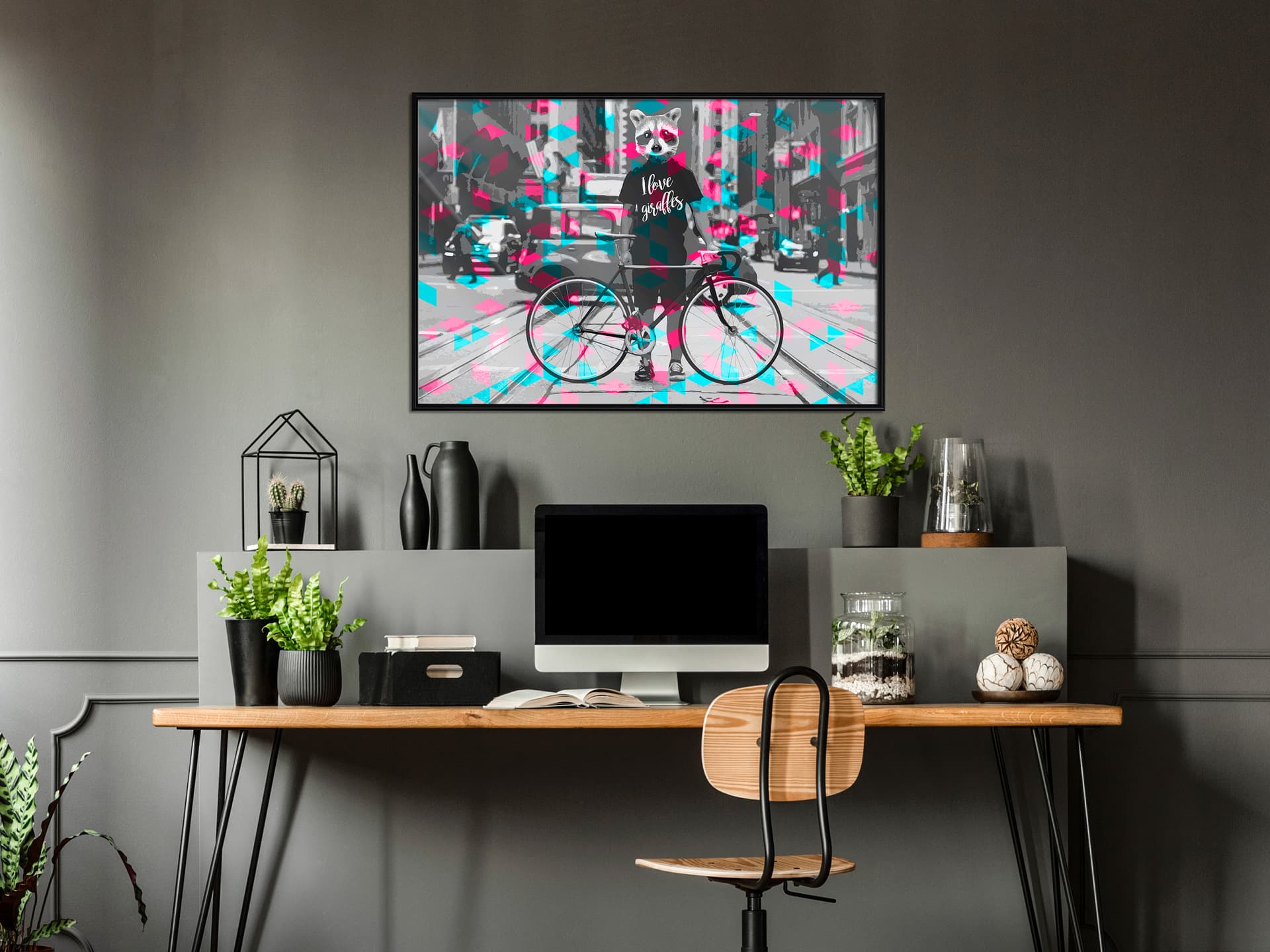 

Plakat - Międzygatunkowa miłość (rozmiar 45x30, wykończenie Rama czarna)