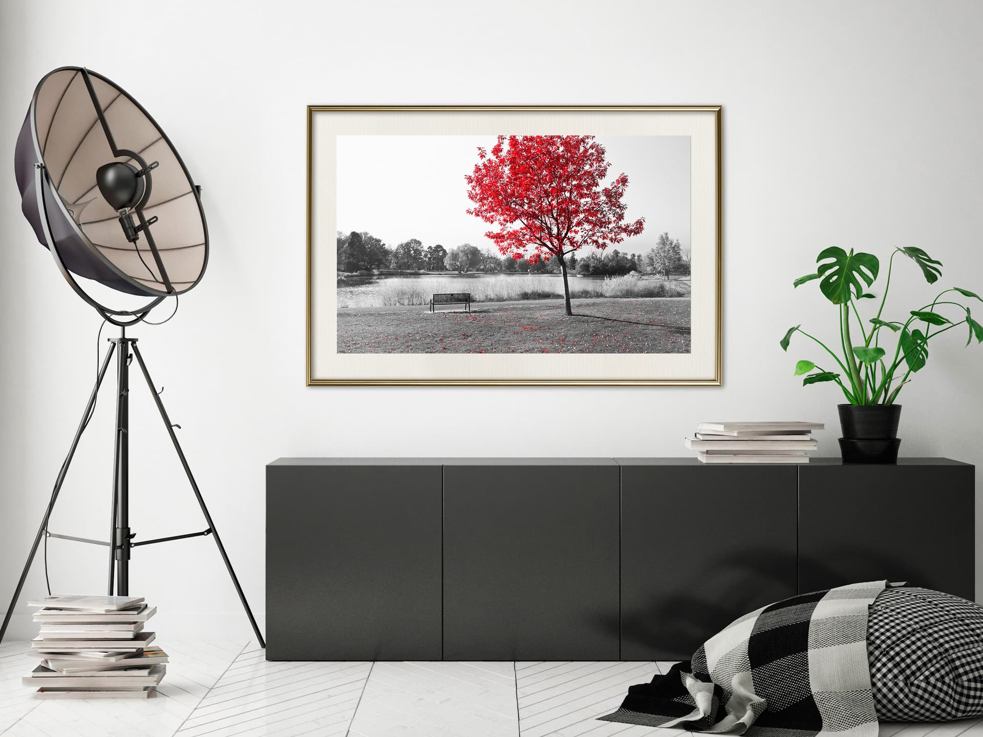 

Plakat - Kolory jesieni I (rozmiar 45x30, wykończenie Rama złota z passe-partout)