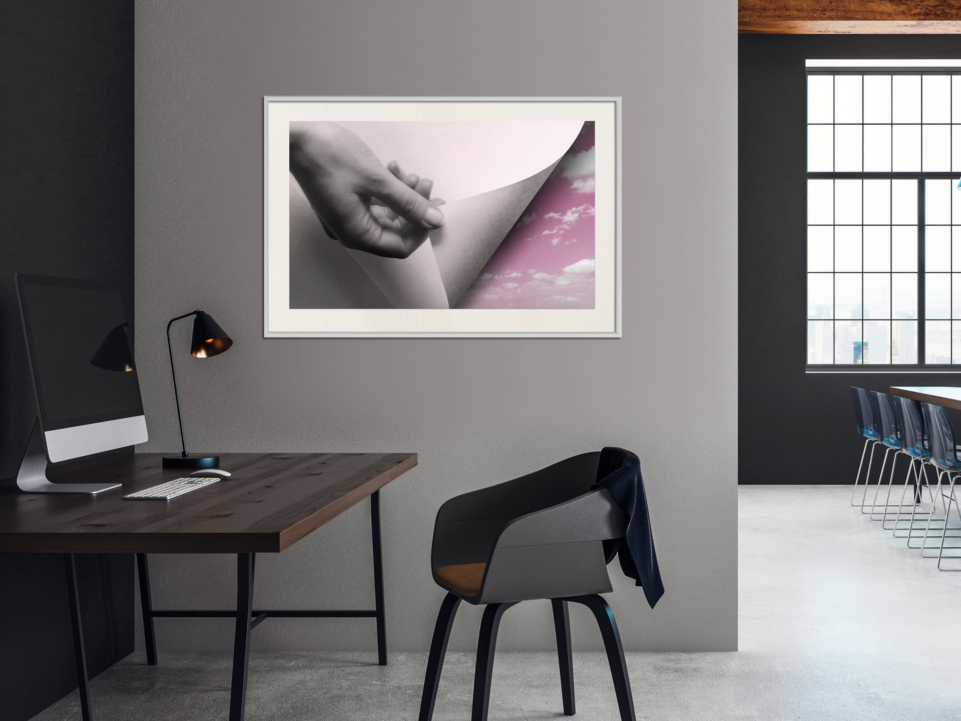 

Plakat - Nowy początek (rozmiar 30x20, wykończenie Rama biała z passe-partout)