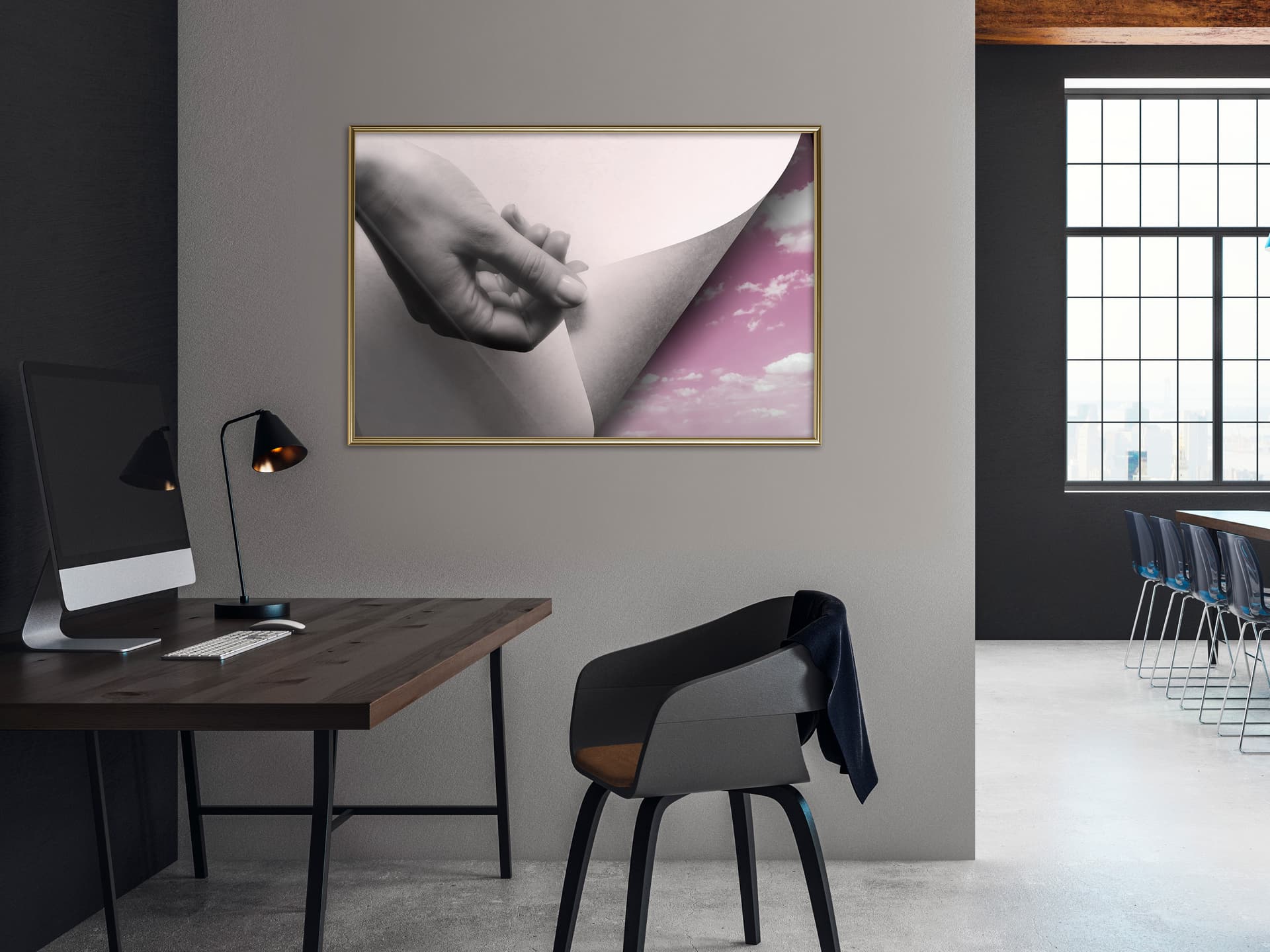

Plakat - Nowy początek (rozmiar 90x60, wykończenie Rama złota)