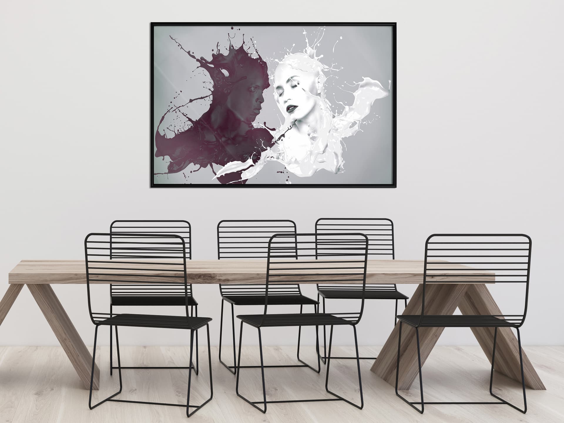 

Plakat - Dopasowana para (rozmiar 45x30, wykończenie Rama czarna)