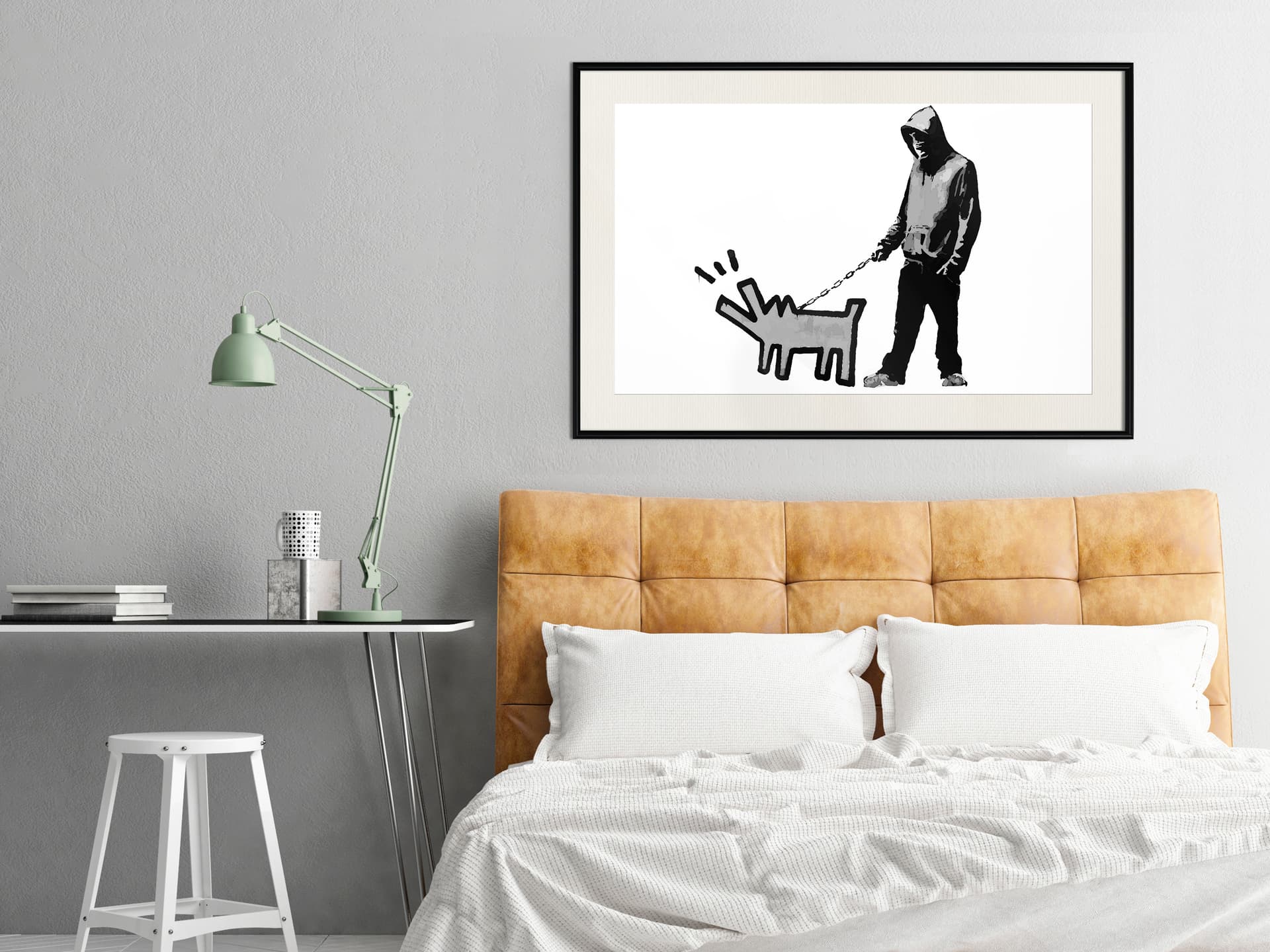 

Plakat - Banksy: Choose Your Weapon (rozmiar 60x40, wykończenie Rama czarna z passe-partout)