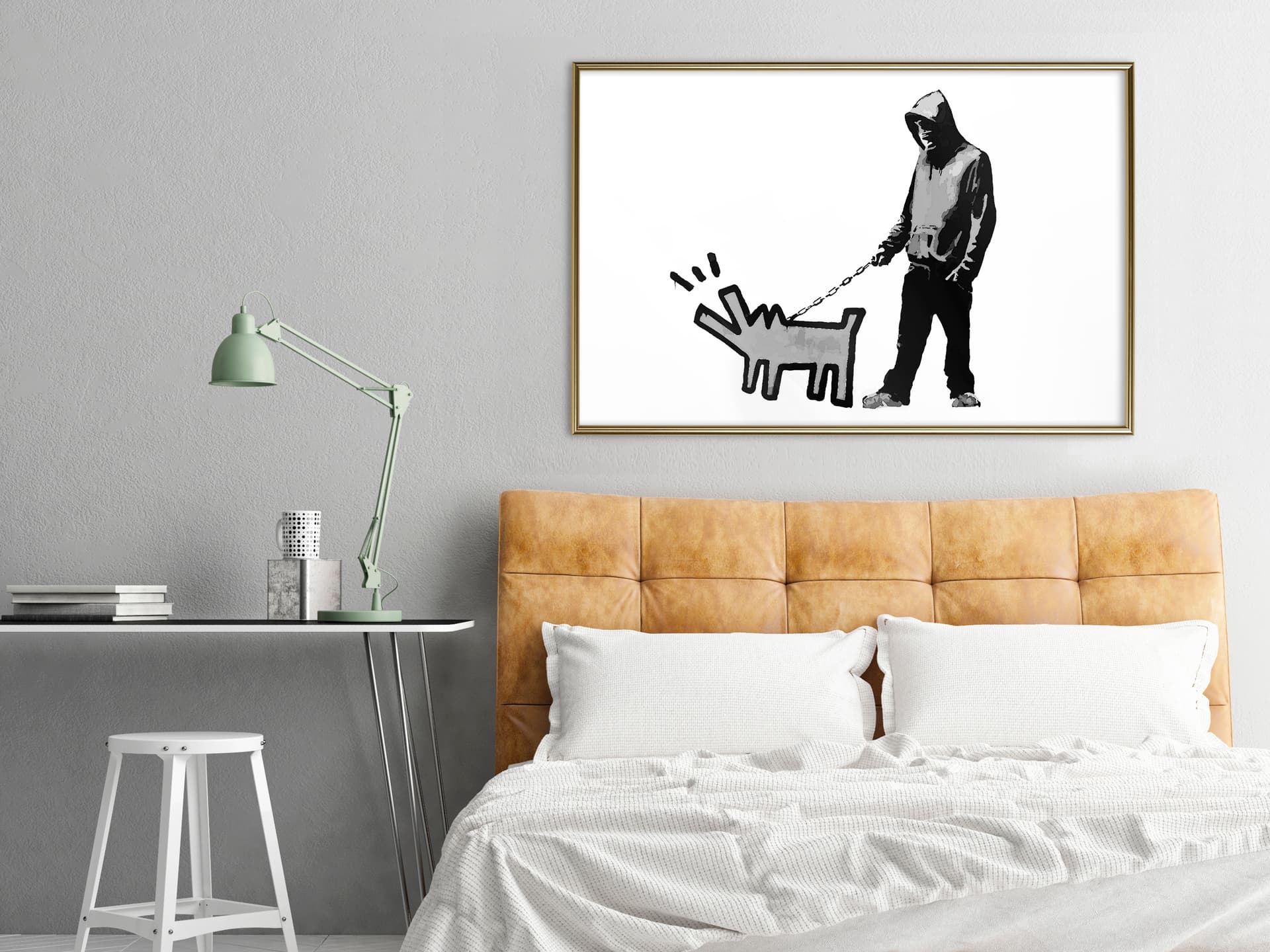

Plakat - Banksy: Choose Your Weapon (rozmiar 60x40, wykończenie Rama złota)