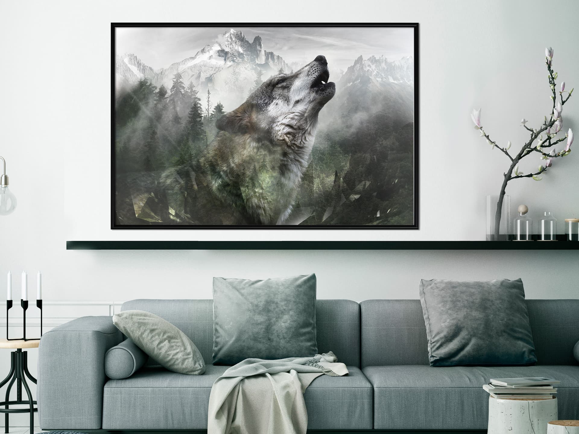 

Plakat - Wilcze terytorium (rozmiar 60x40, wykończenie Rama czarna)