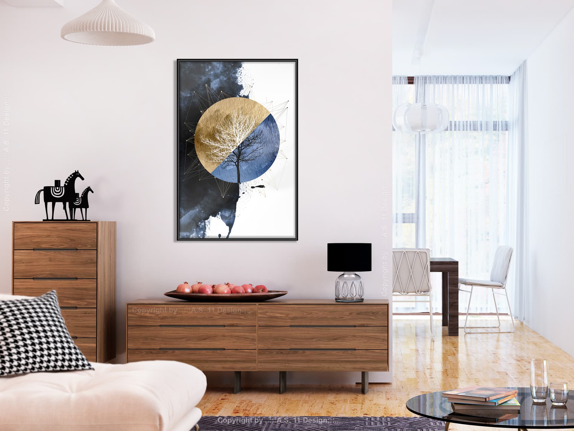 

Plakat - Harmonia przeciwieństw (rozmiar 20x30, wykończenie Rama czarna)