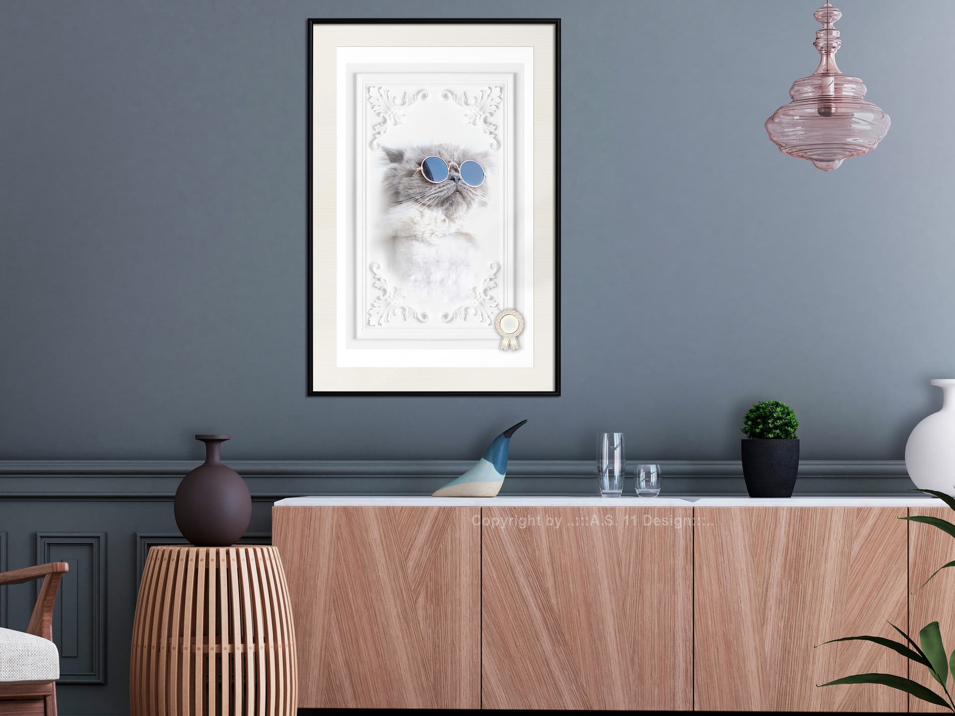 

Plakat - Like a Boss (rozmiar 30x45, wykończenie Rama czarna z passe-partout)