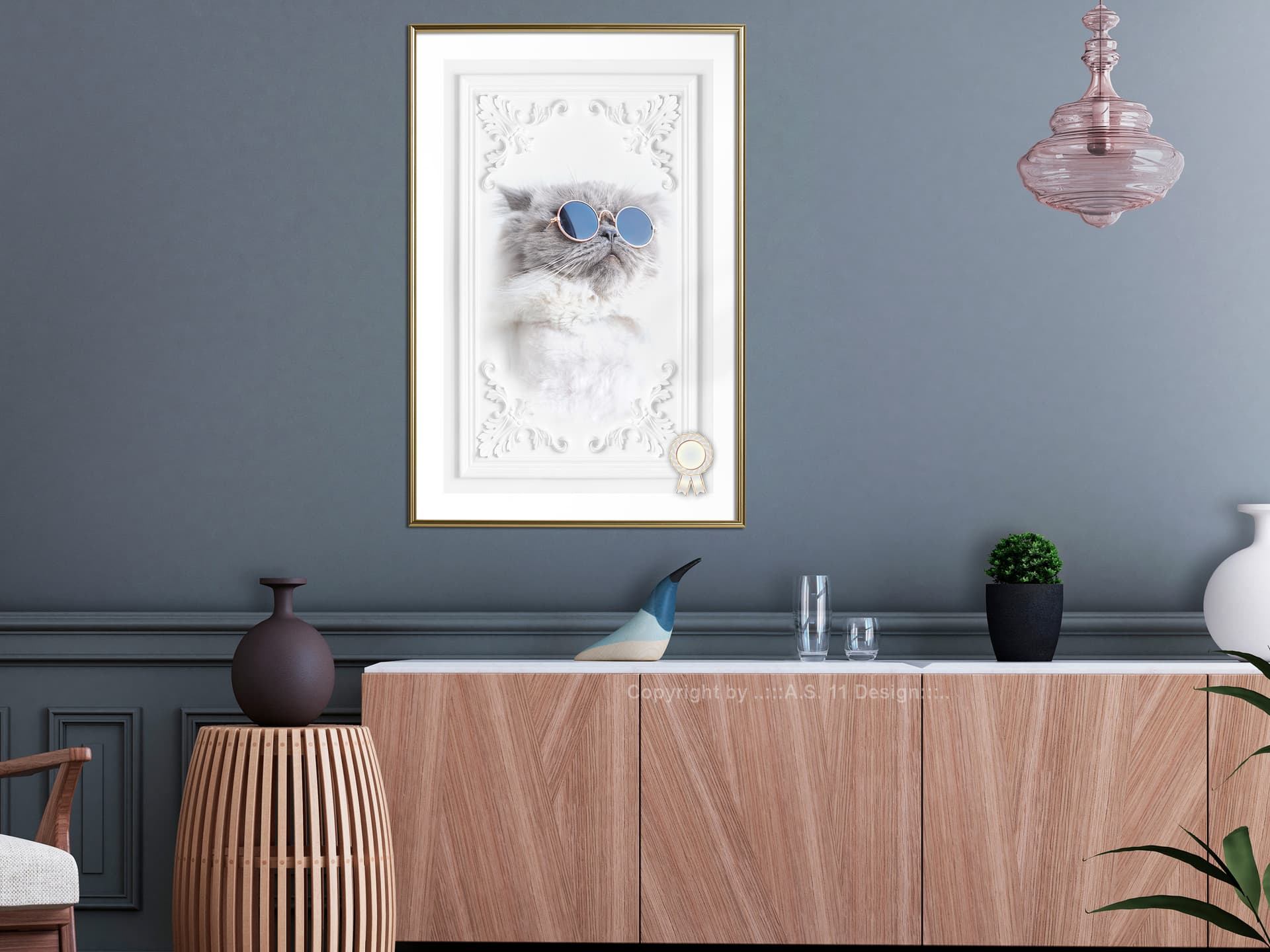 

Plakat - Like a Boss (rozmiar 20x30, wykończenie Rama złota)