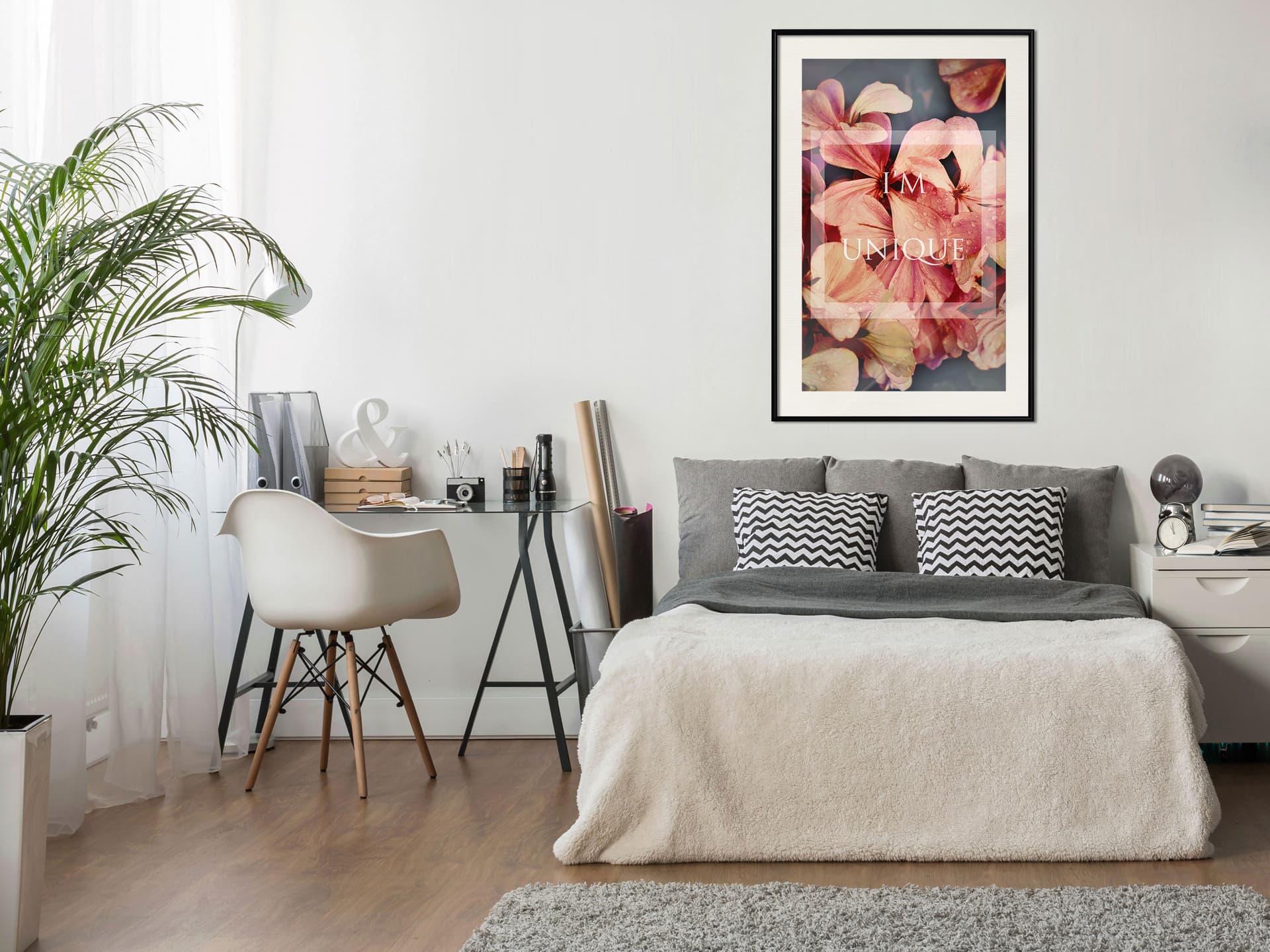 

Plakat - Uwierz w to (rozmiar 30x45, wykończenie Rama czarna z passe-partout)