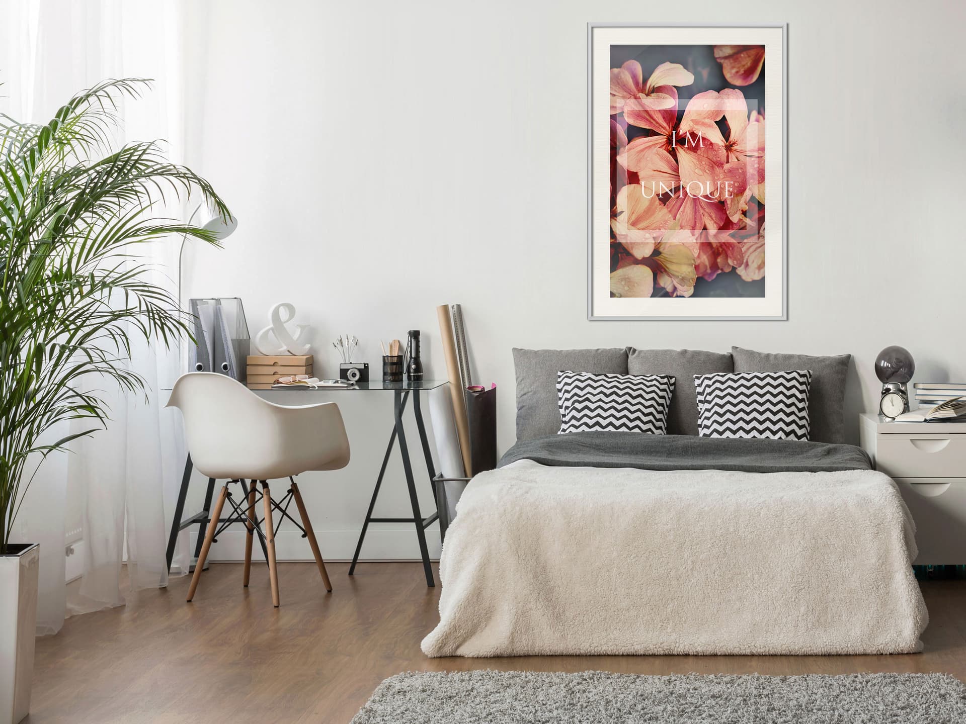 

Plakat - Uwierz w to (rozmiar 20x30, wykończenie Rama biała z passe-partout)