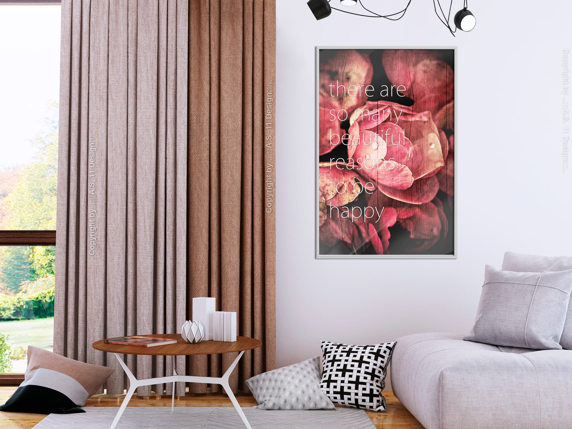 

Plakat - Wiele powodów do szczęścia (rozmiar 40x60, wykończenie Rama biała)