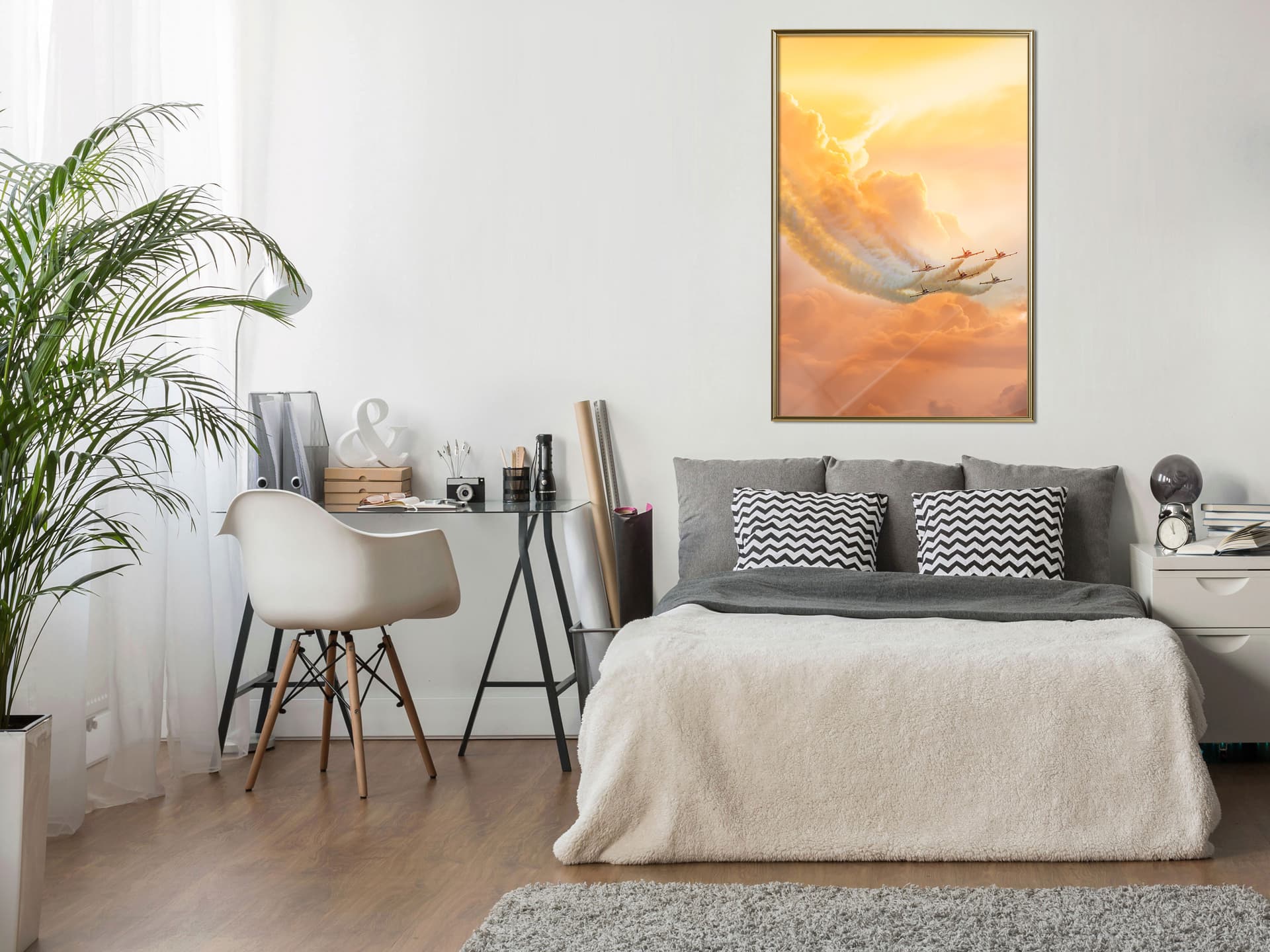 

Plakat - Podniebna formacja (rozmiar 20x30, wykończenie Rama złota)