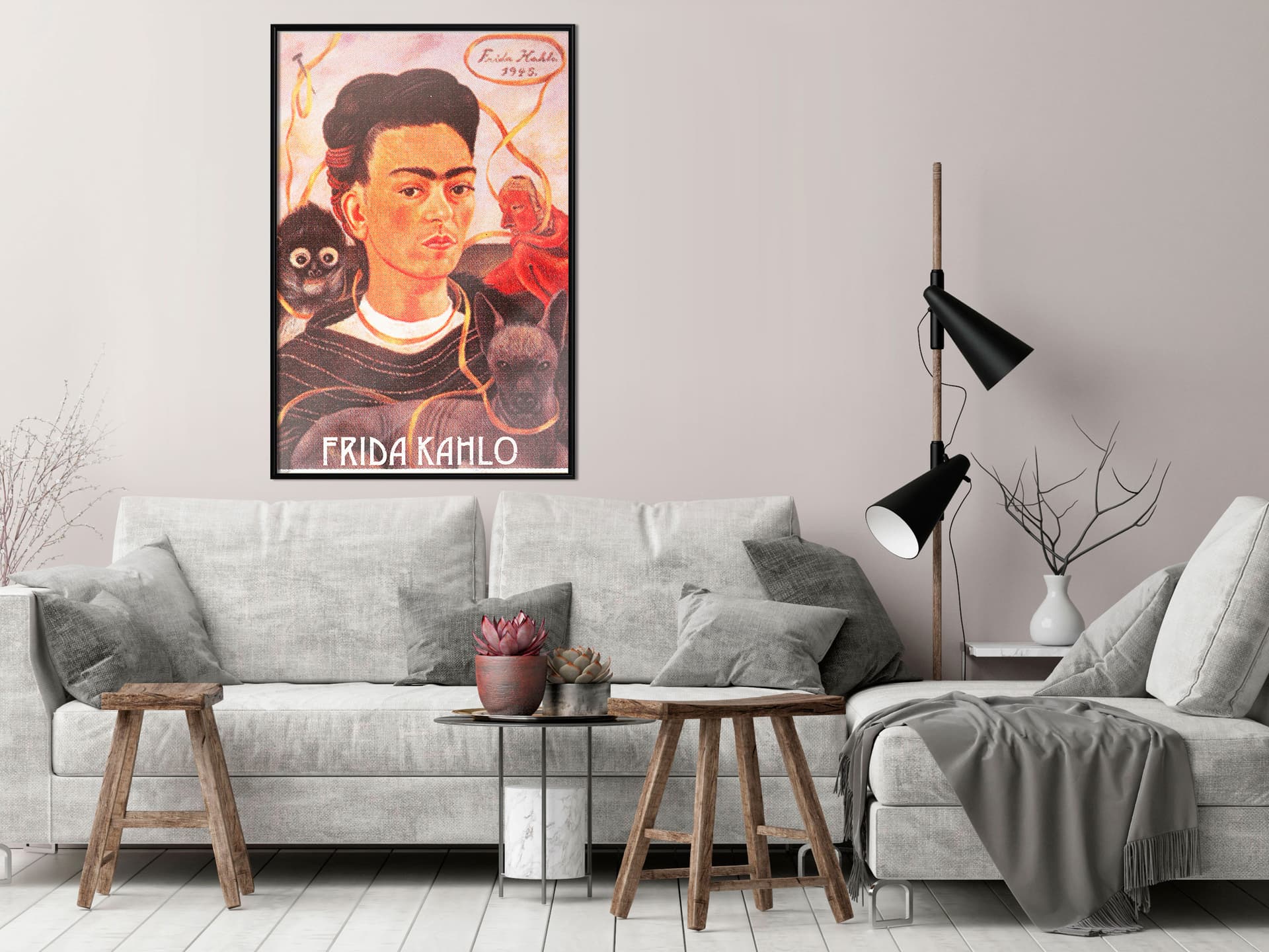 

Plakat - Frida Khalo – Autoportret (rozmiar 40x60, wykończenie Rama czarna)