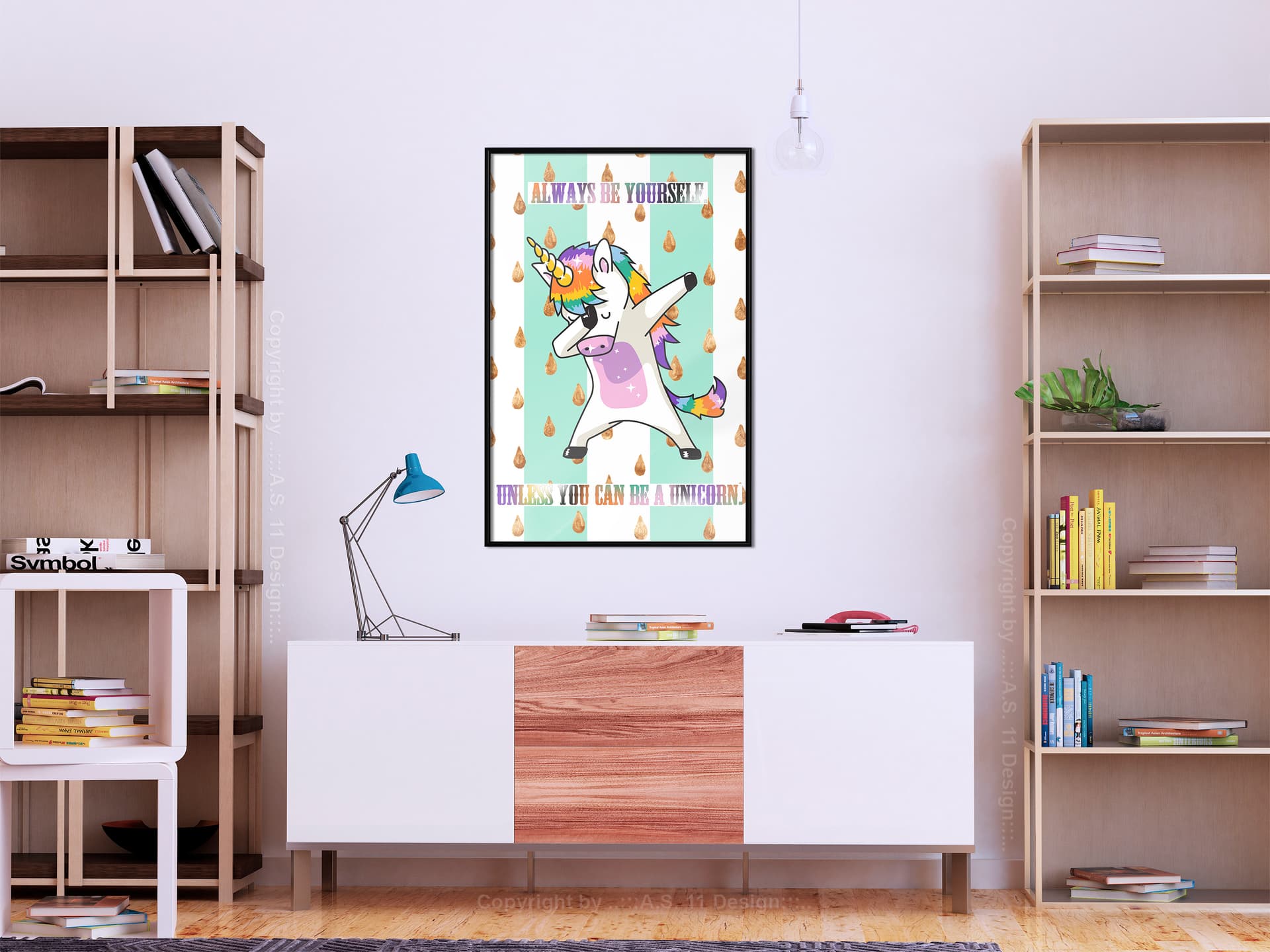 

Plakat - Dabujący jednorożec (rozmiar 40x60, wykończenie Rama czarna)