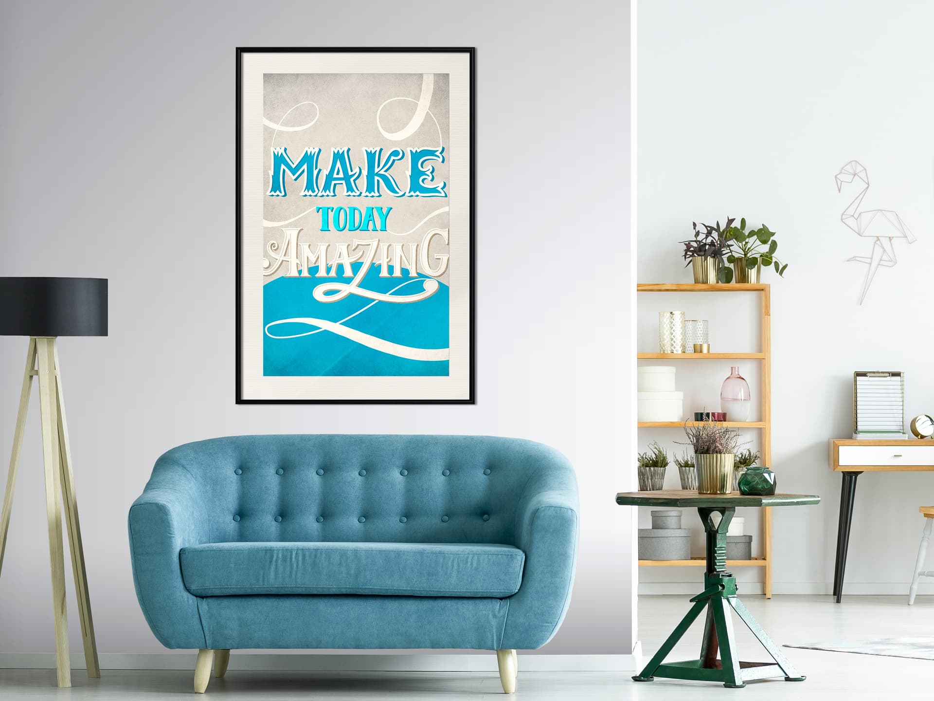 

Plakat - Dziś I (rozmiar 40x60, wykończenie Rama czarna z passe-partout)