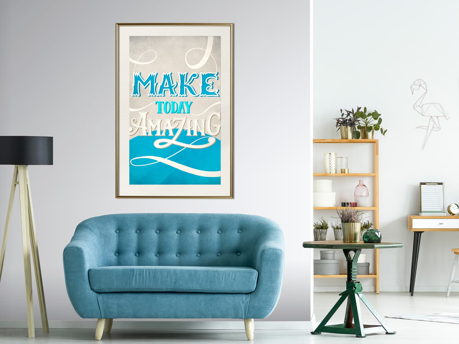 

Plakat - Dziś I (rozmiar 40x60, wykończenie Rama złota z passe-partout)